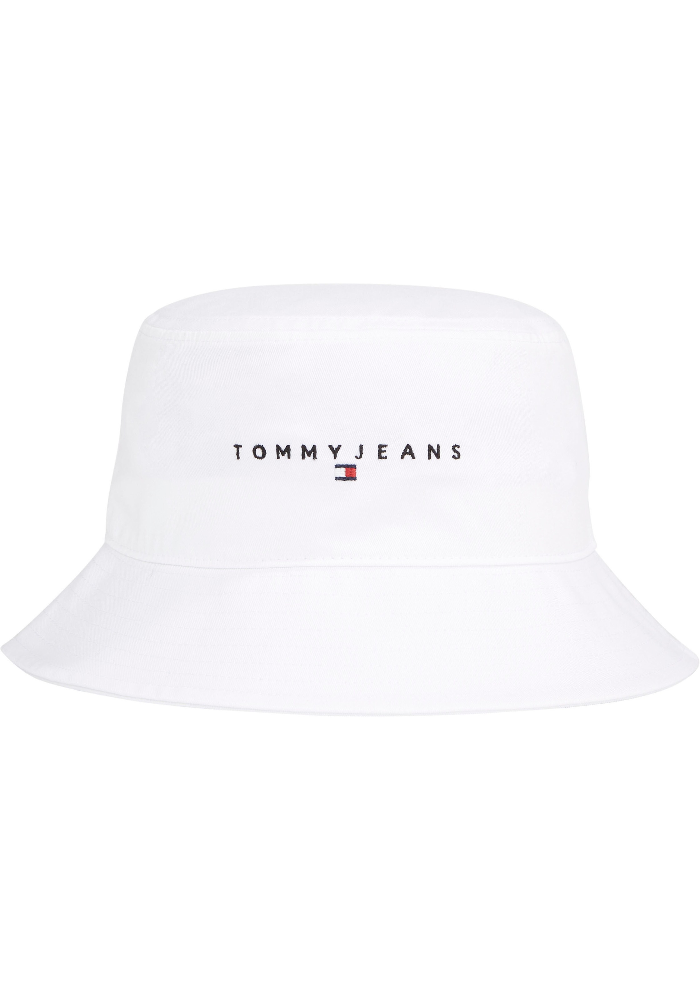 Tommy Jeans Fischerhut "TJM LINEAR LOGO BUCKET HAT" mit gesticktem Logoschr günstig online kaufen