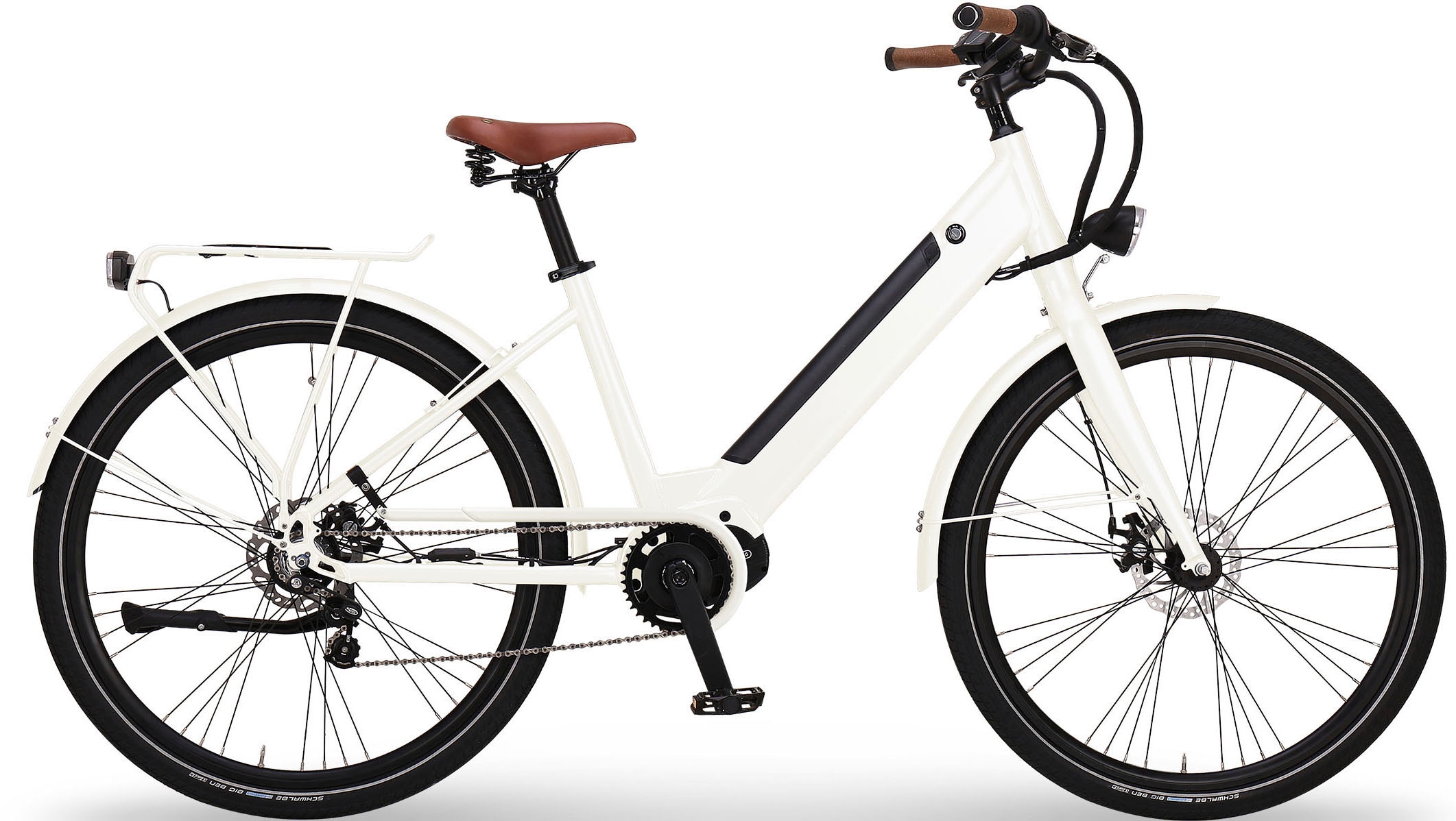 eGO Movement E-Bike »City 25 Julia Wave 45 cm Weiß 28"«, Enviolo, Mittelmotor 250 W, Pedelec