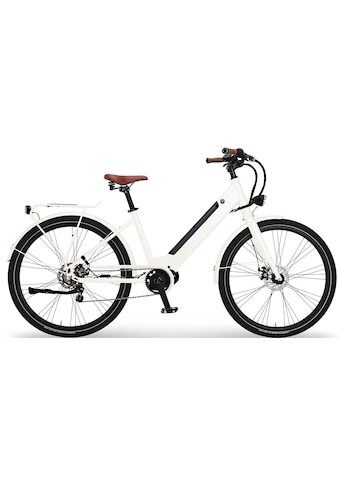 E-Bike »City 25 Julia Wave 45 cm Weiß 28"«, Enviolo, Mittelmotor 250 W