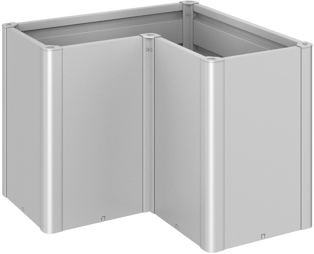 Biohort Hochbeet »BELVEDERE L-Form maxi 1, verschiedene Farben«, 102x102x77 cm, extrem langlebig, aus Metall