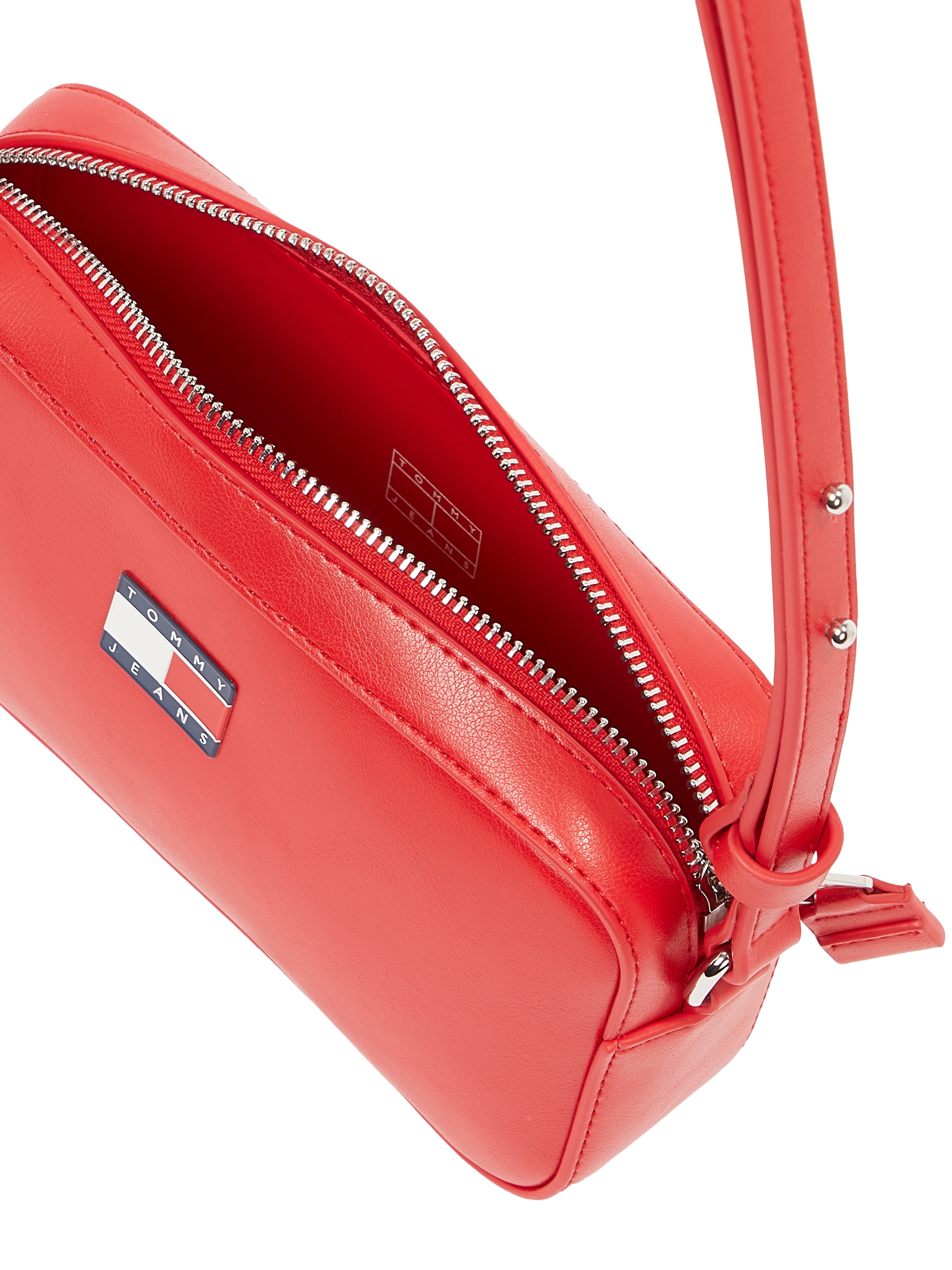Tommy Jeans Umhängetasche »TJW ESS MUST CONVERTIBLE CAMERA«, Damen Abendtasche, Schultertasche, Mini Bag mit Logoflagge