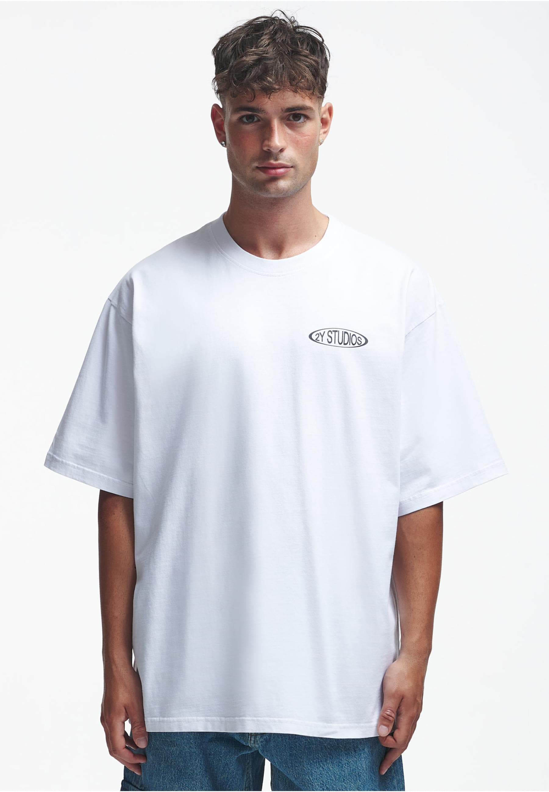2Y Studios T-Shirt »2Y Studios Herren 2Y Introspect Oversize Tee«, (1 tlg.)