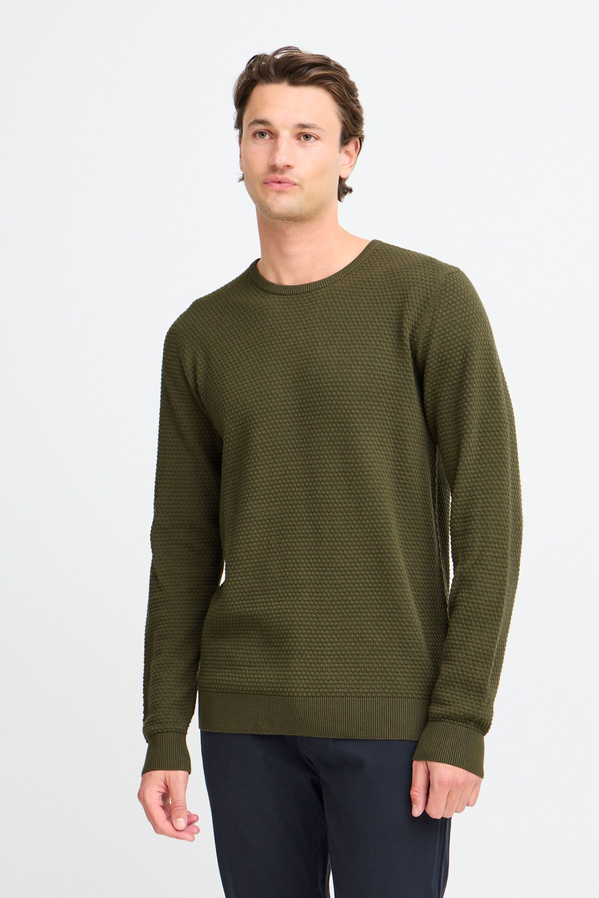 Blend Strickfleece-Pullover »Strickpullover BHREDHILL CREW NECK KNIT NOOS«