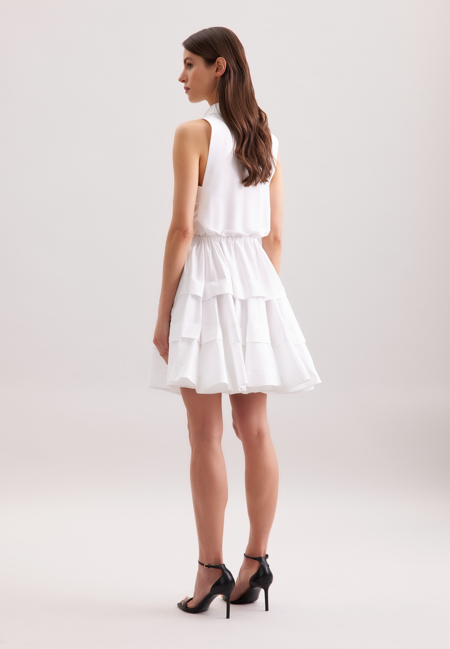 seidensticker Sommerkleid »Schwarze Rose«, Ohne Arm Kragen Uni