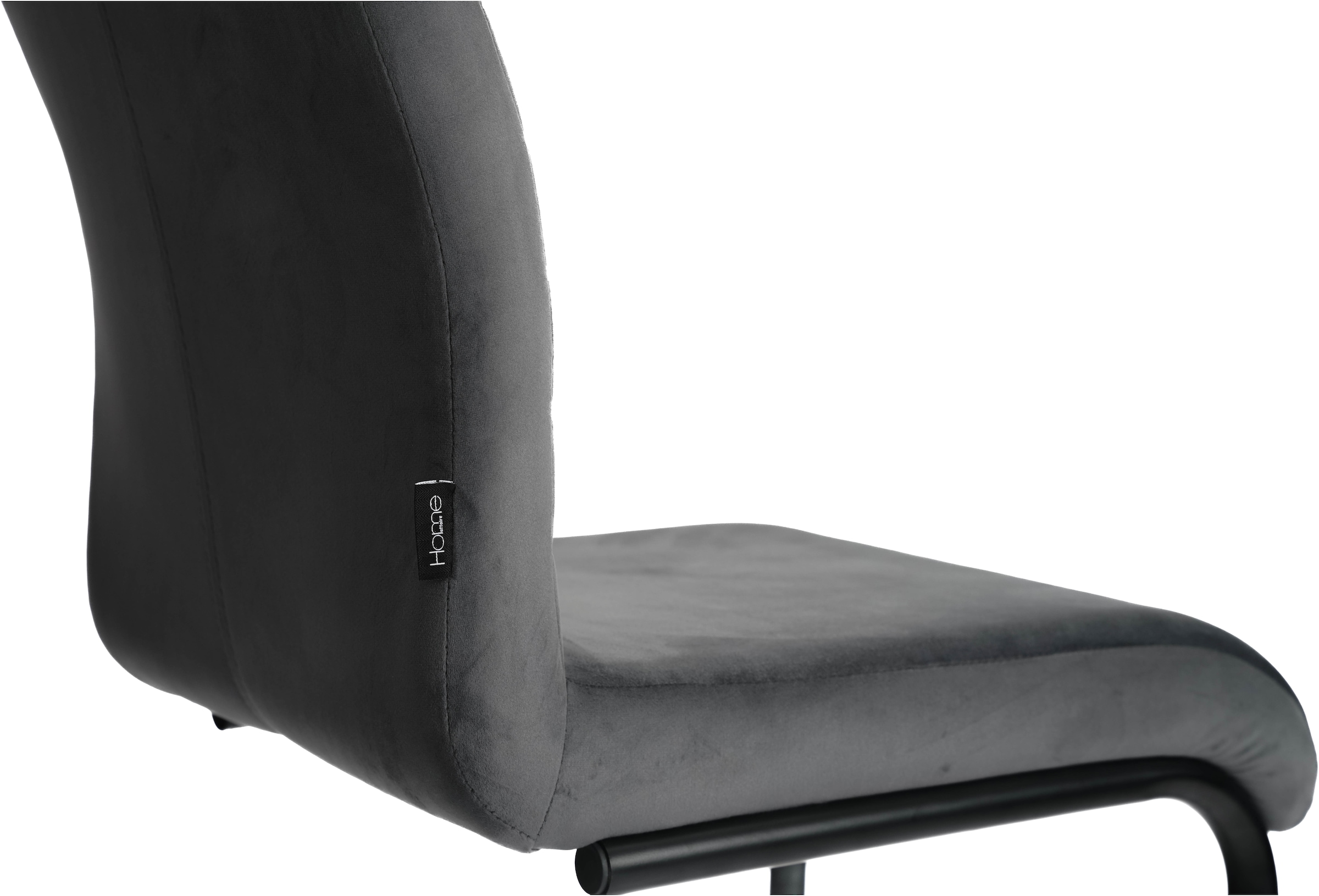 Home affaire Essgruppe »Elbach Ausziehtisch«, (Set, 5 tlg.), ausziehbar 120-160 cm, Hochglanz, Tischgruppe Freischwinger