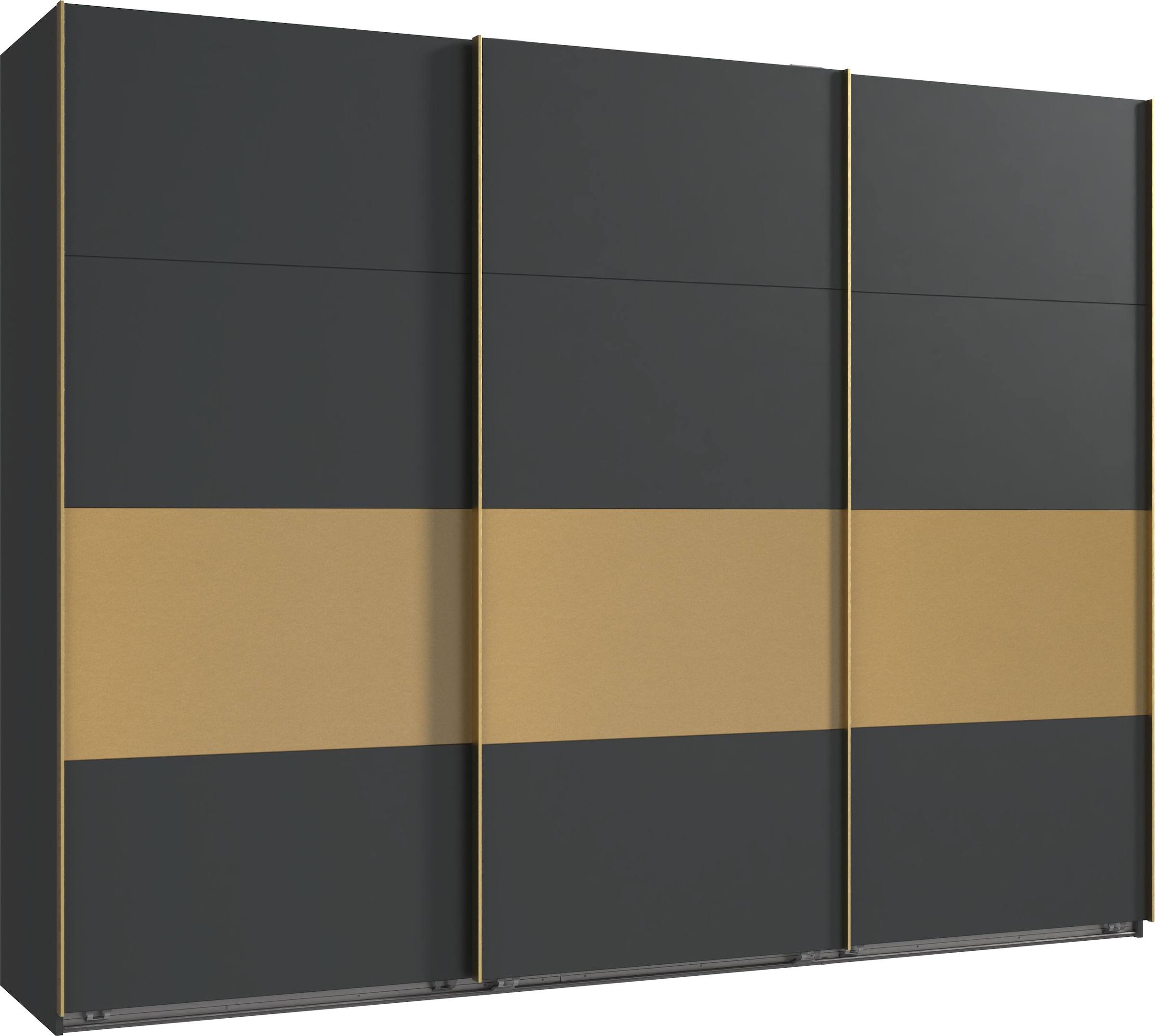 Wimex Schwebetürenschrank "Dubai Kleiderschrank in trendigen goldenen Desig günstig online kaufen