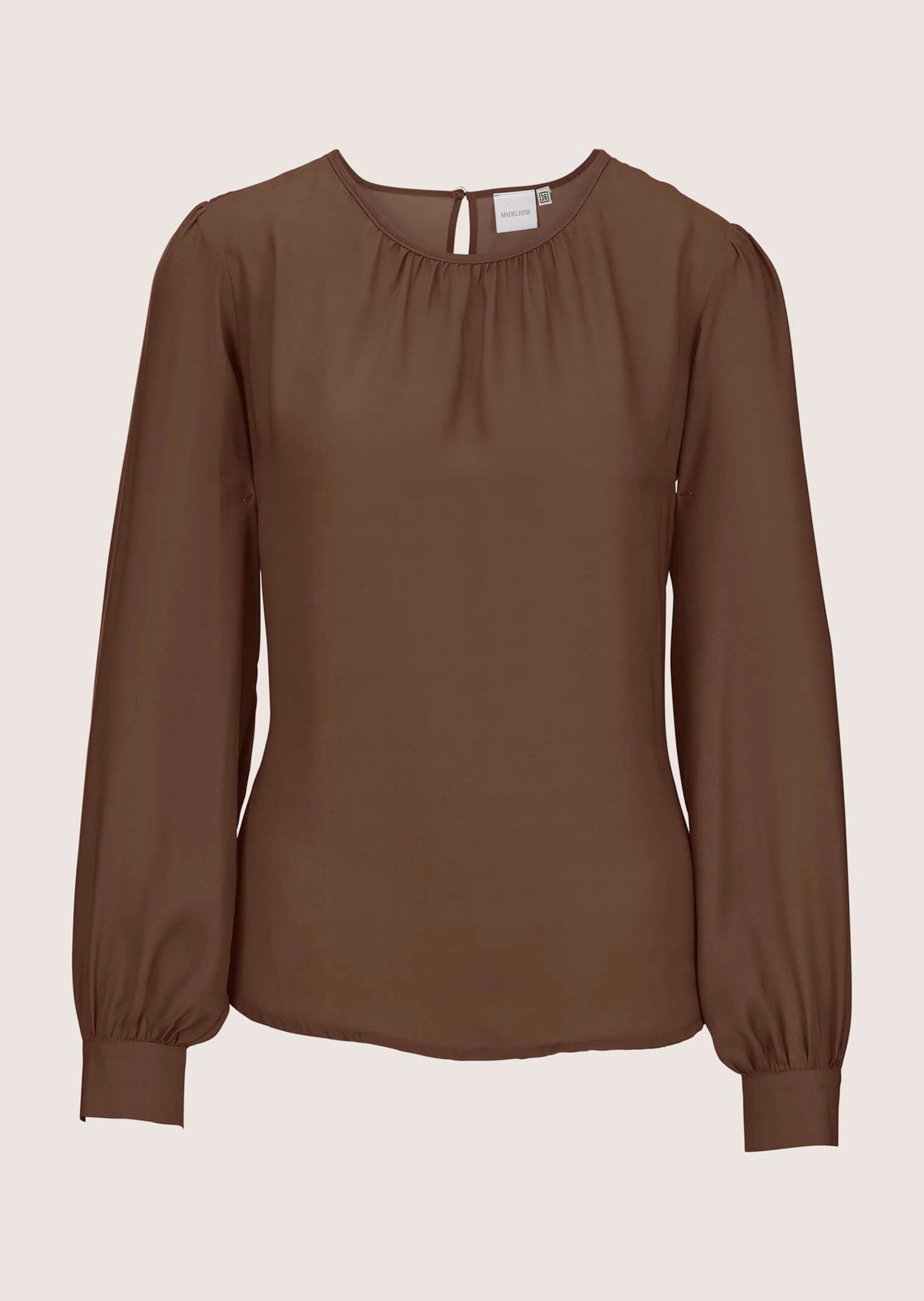 MADELEINE Langarmbluse "Bluse Satinbluse zum Schlüpfen" günstig online kaufen