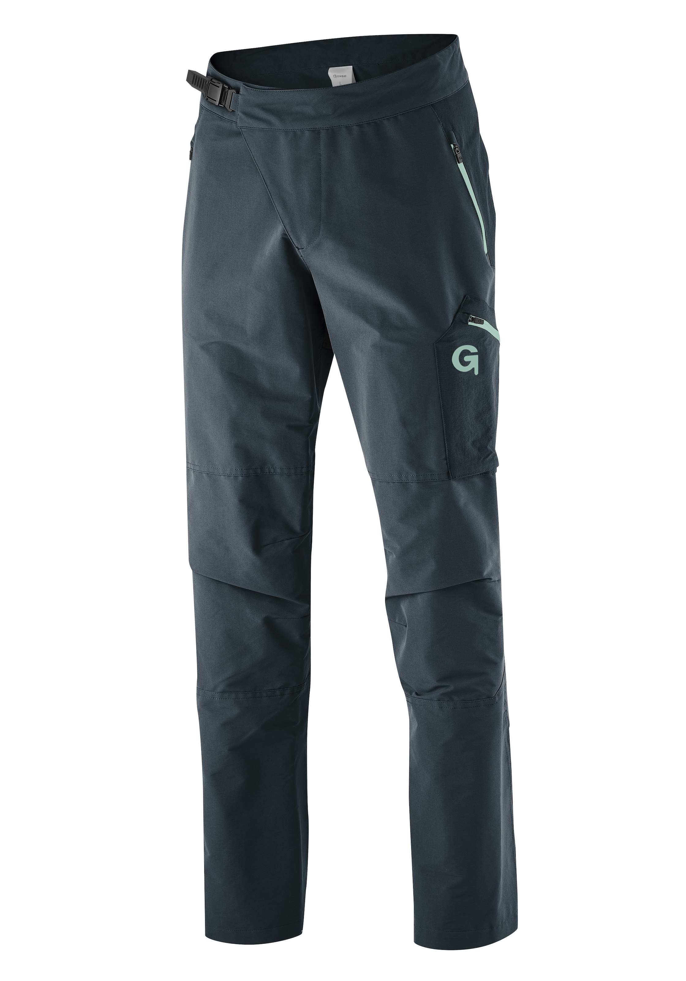 Gonso Radhose »PISCADU«, Herren Bike-Hose, lange MTB Fahrradhose, Bund regulierbar, mit Taschen
