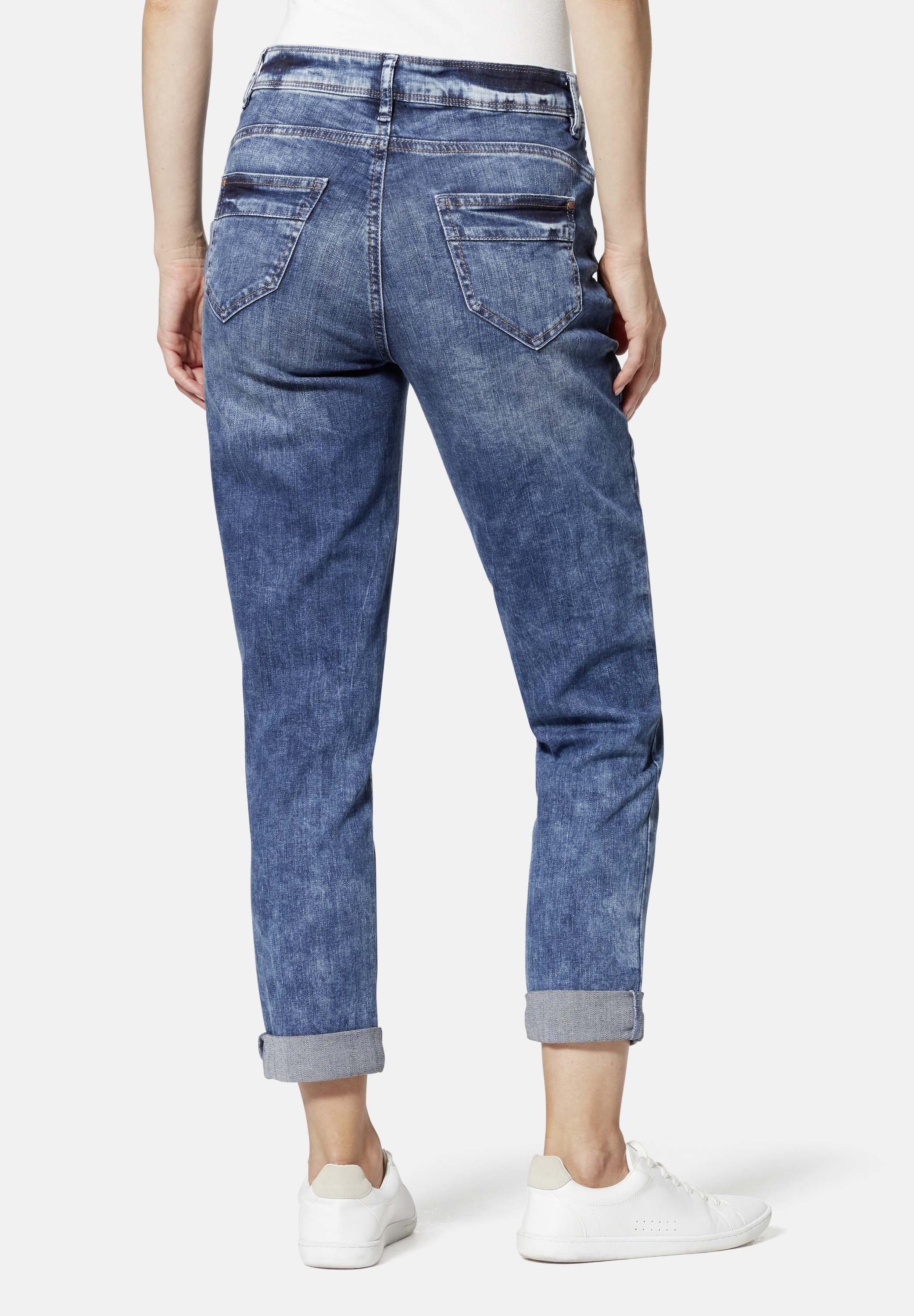 STOOKER WOMEN Boyfriend-Jeans »Davos Denim Boyfriend Fit«, Jeans Boyfriend Fit Casual Denim Lässige Passform für Damen
