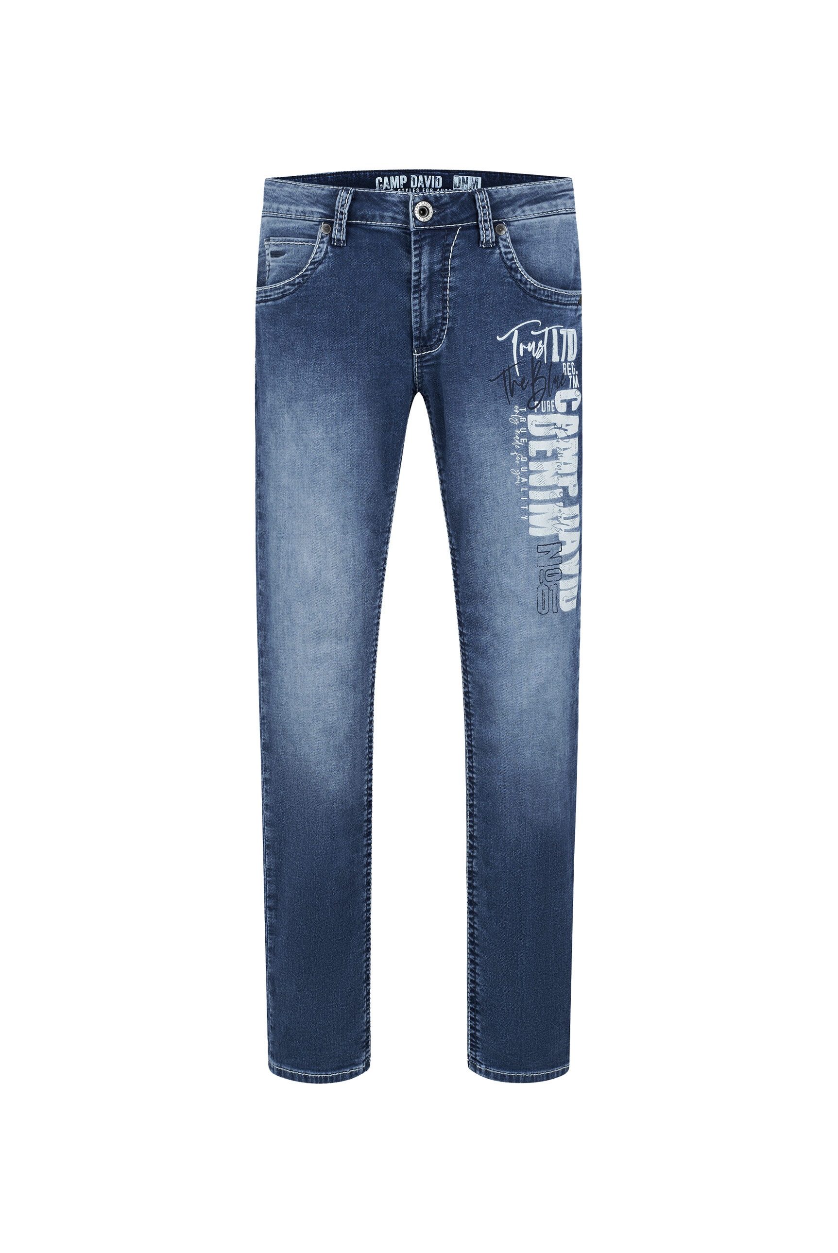 CAMP DAVID Regular-fit-Jeans mit normaler Leibhöhe