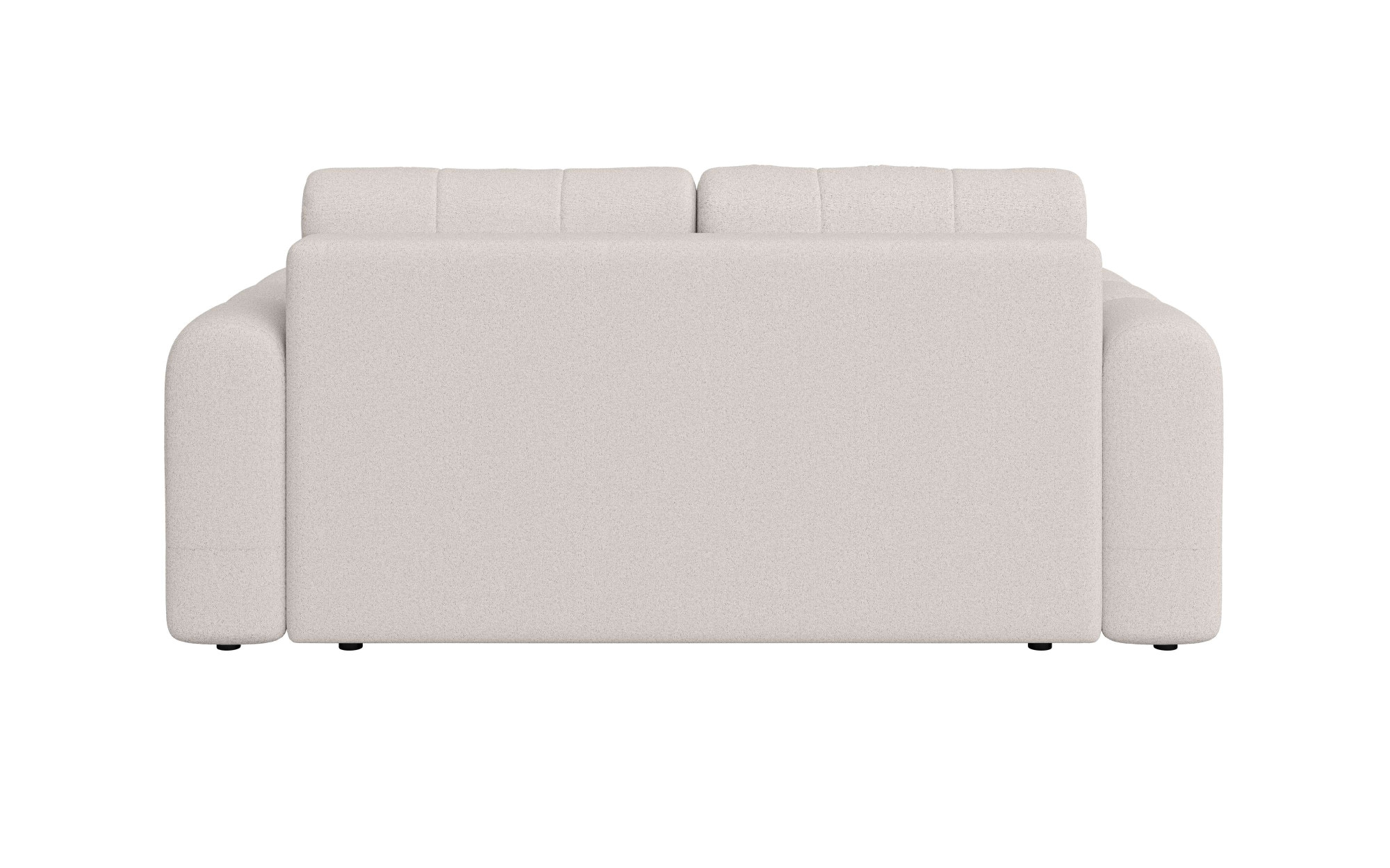 INOSIGN 2-Sitzer »Manilla, trendige Steppung, 2 Rückenkissen, B/T/H 195/107/91 cm«, mit Wellenunterfederung, in verschiedenen Materialien und Farben