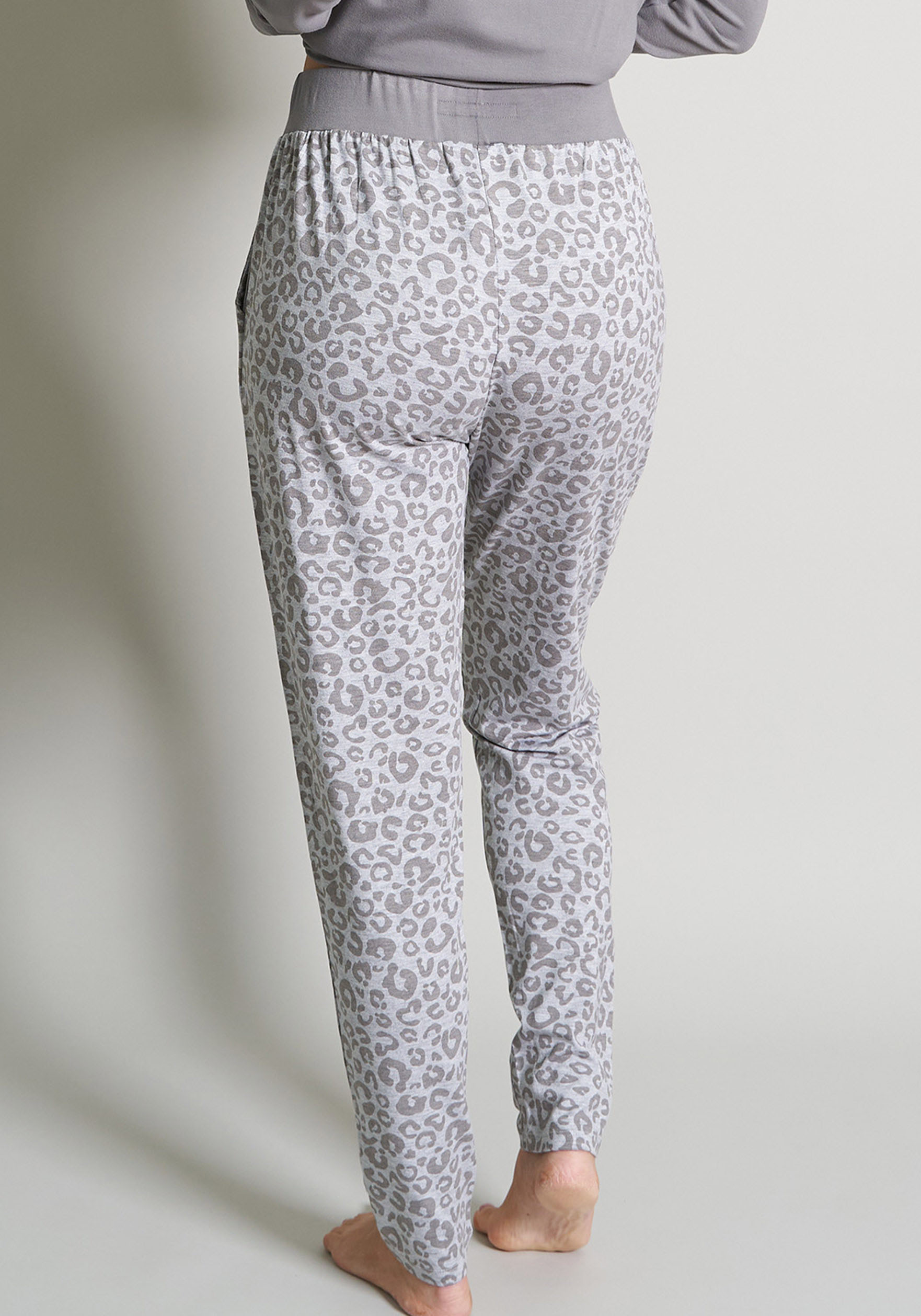 Thumbnail - TOM TAILOR Loungehose "Victoria", Animal-Look, breiter elastischer Bund