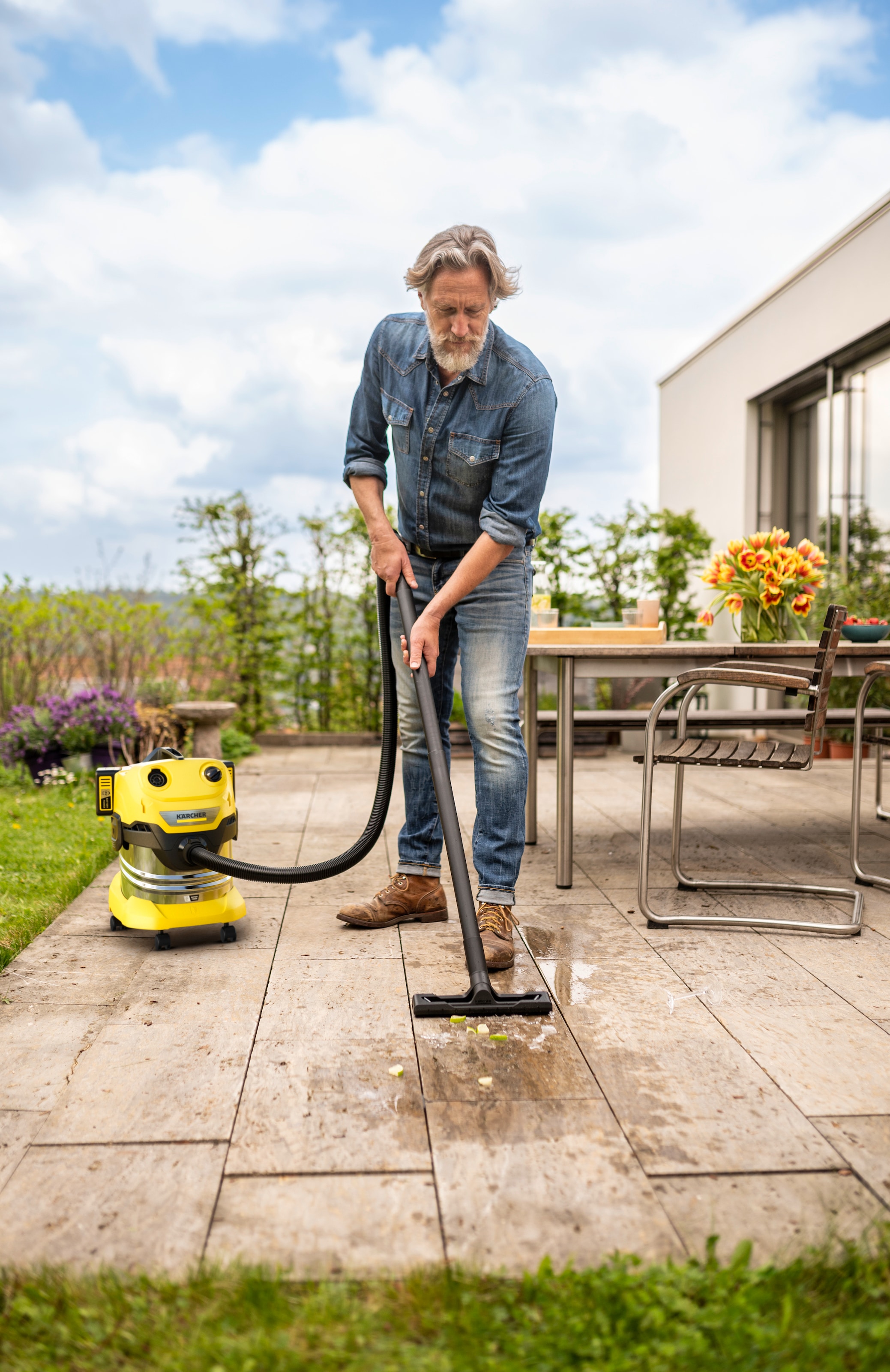 KÄRCHER Nass-Trocken-Sauger »WD 4-18 S Dual V-20/22«, 36-V-Motor, 20 l Edelstahlbehälter, ohne Akku und Ladegerät