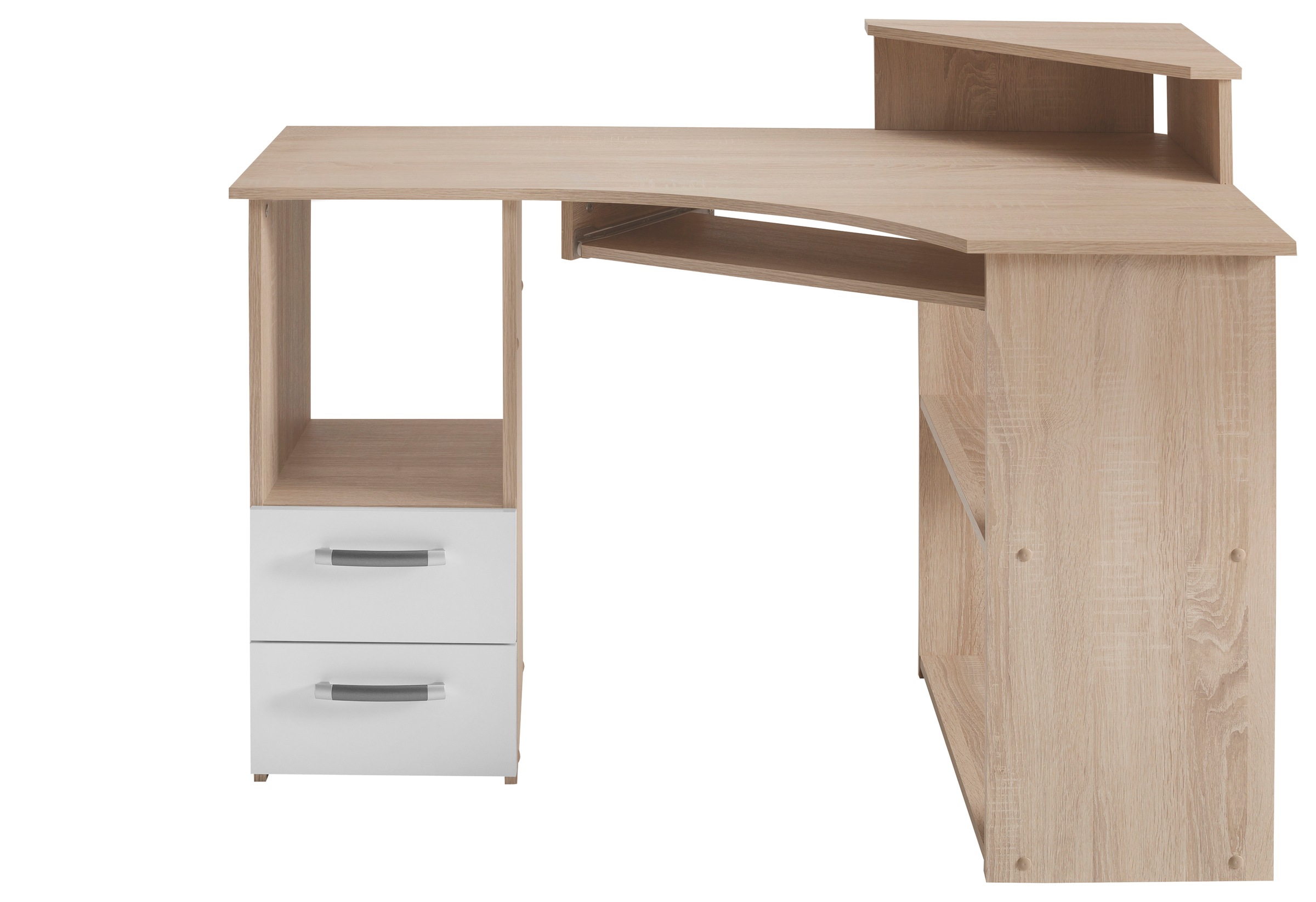 VOGL Möbelfabrik Schreibtisch "Sam" Eckschreibtisch, Tastaturauszug, Monito günstig online kaufen