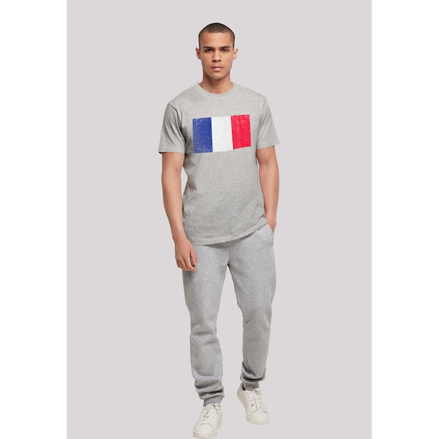 Black Friday F4NT4STIC T-Shirt »Frankreich Flagge France distressed«, Print  | BAUR