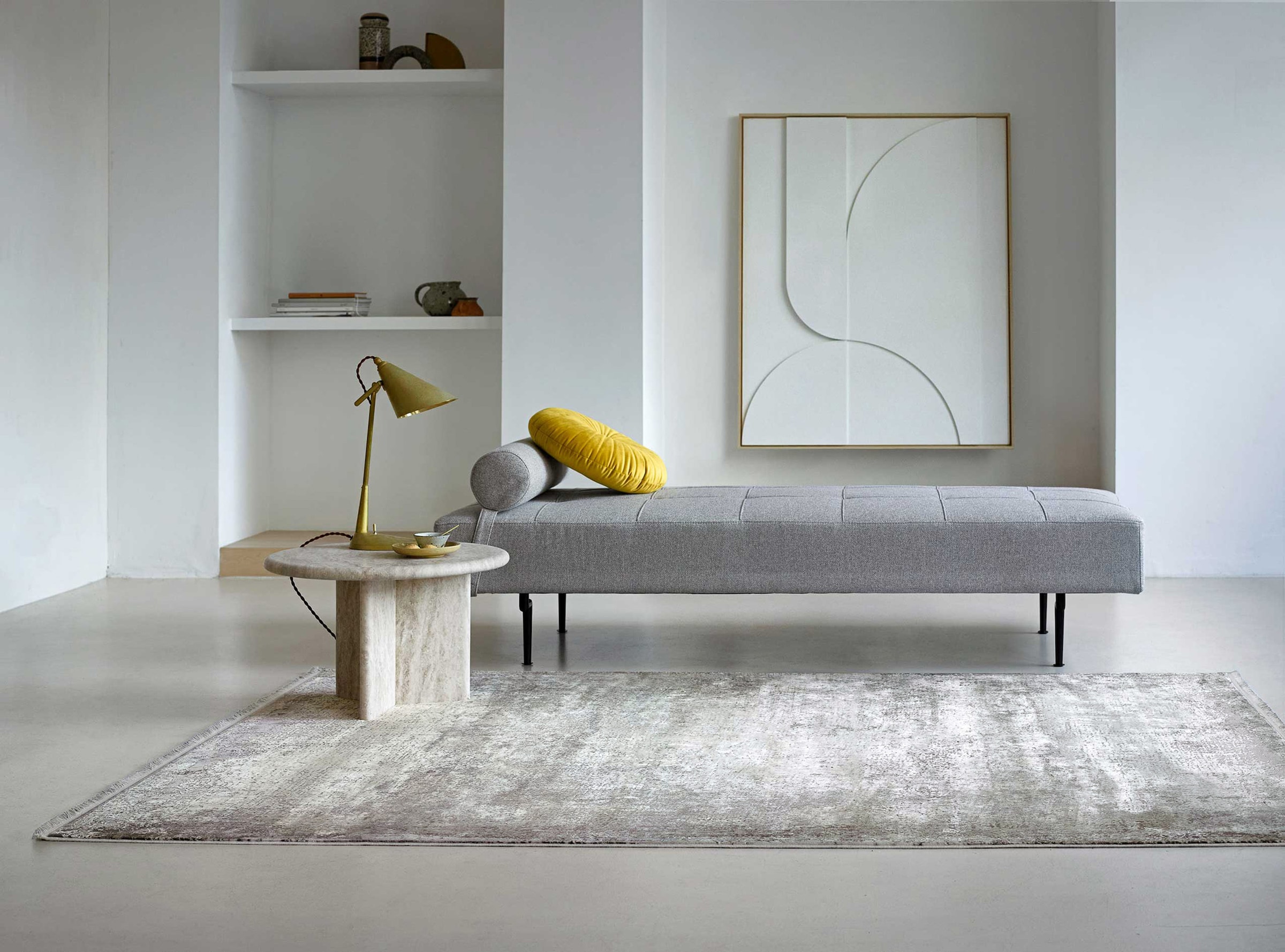 Wecon home Teppich "Upperground Oasis" rechteckig 6 mm Höhe Wohnzimmer, Vin günstig online kaufen