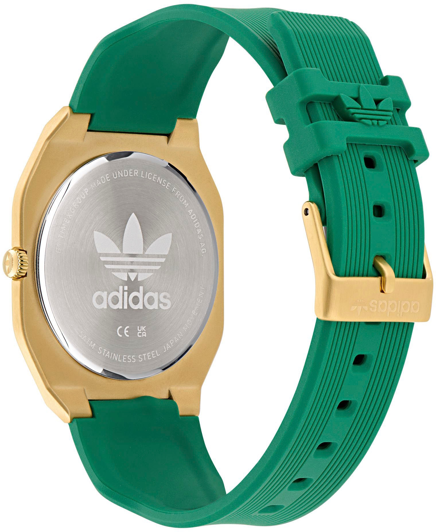 adidas Originals Quarzuhr »CITY TECH THIN«, Armbanduhr,Herrenuhr,Damenuhr,Silikonarmband,wasserabweisend bis 5 bar
