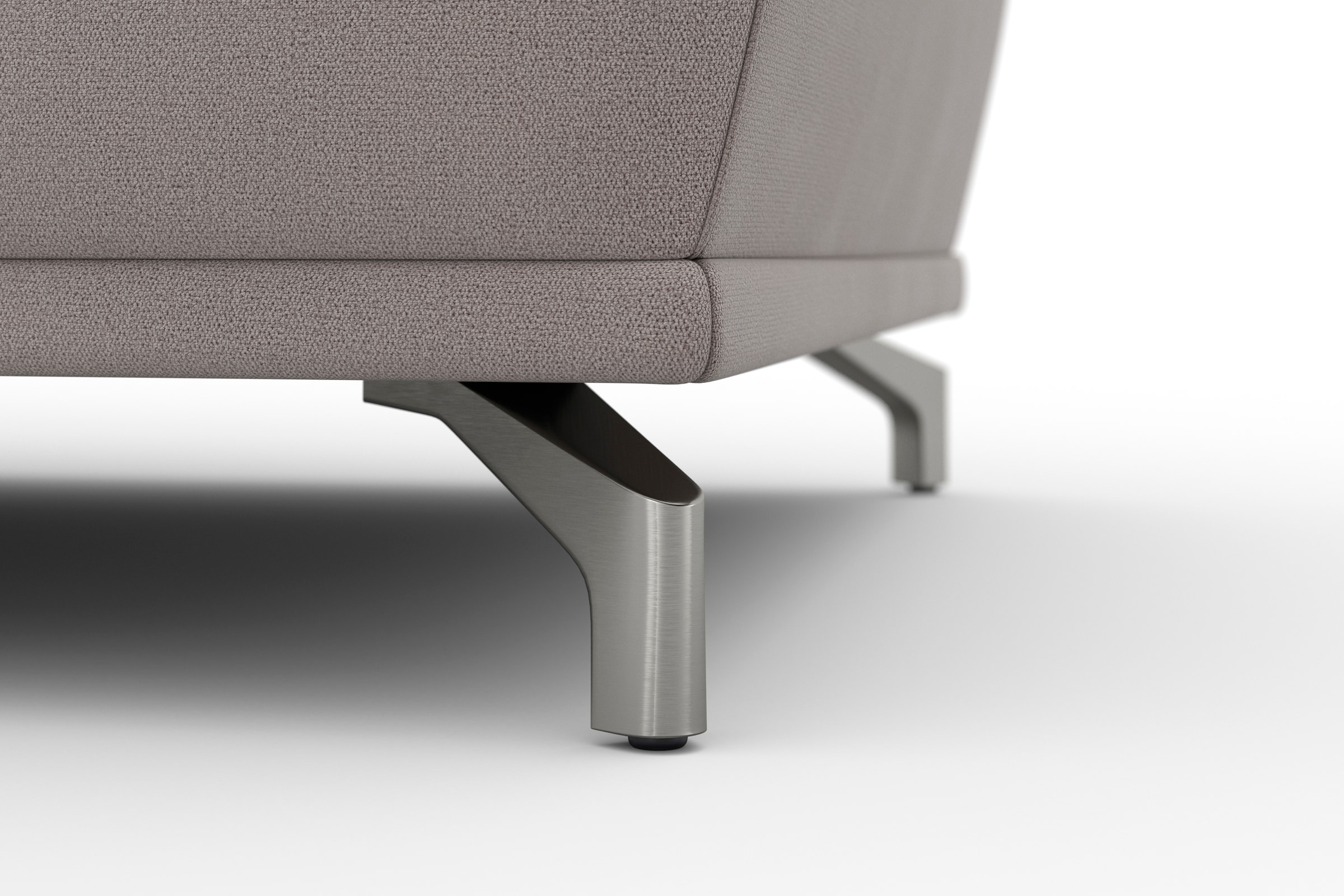 sit&more Ecksofa »Cabrio L-Form«, mit Sitztiefen- und Armteilverstellung sowie Federkern, 2 Nierenkissen