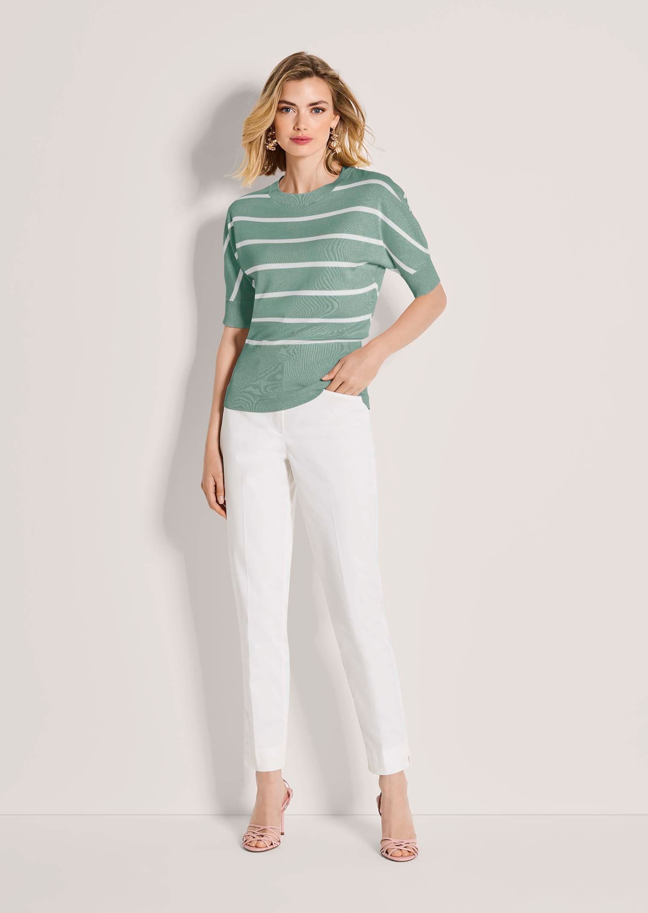 MADELEINE Longpullover "Strickpullover Ringelpullover im maritimen Look" ho günstig online kaufen