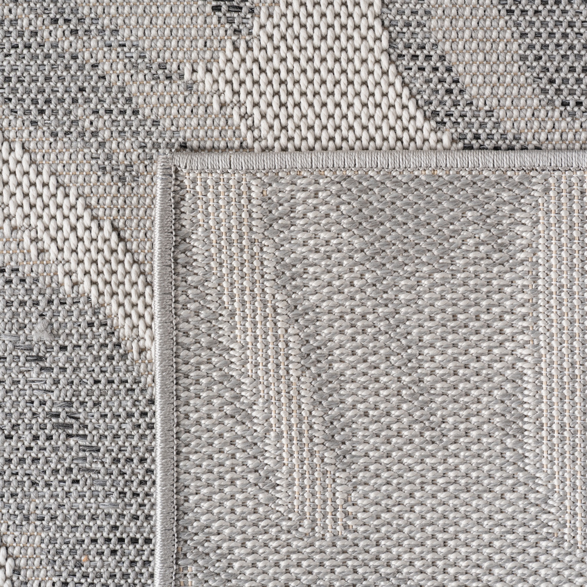 Outdoorteppich AYYILDIZ TEPPICHE "DESERT 1302", grau, B:120cm H:5mm L:170cm, Polypropylen, Teppiche, Outdoorteppich, Läufer, In und Outdoor, Wohnzimmer, Aussenbereich 3