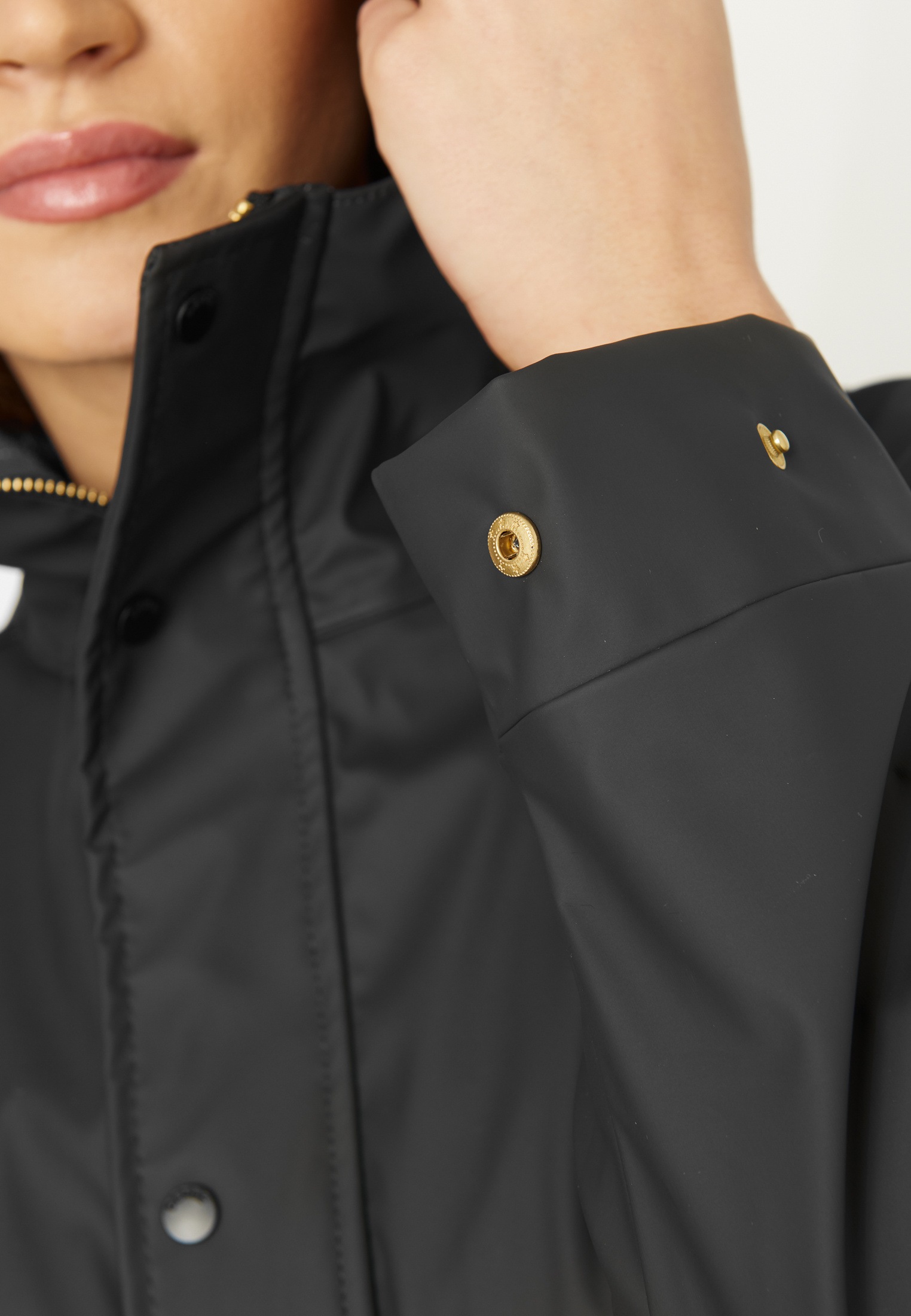 Derbe Regen- und Matschjacke »Derbe Regenjacke Wittby«, mit Kapuze, wasserabweisend, PVC frei, Innentasche