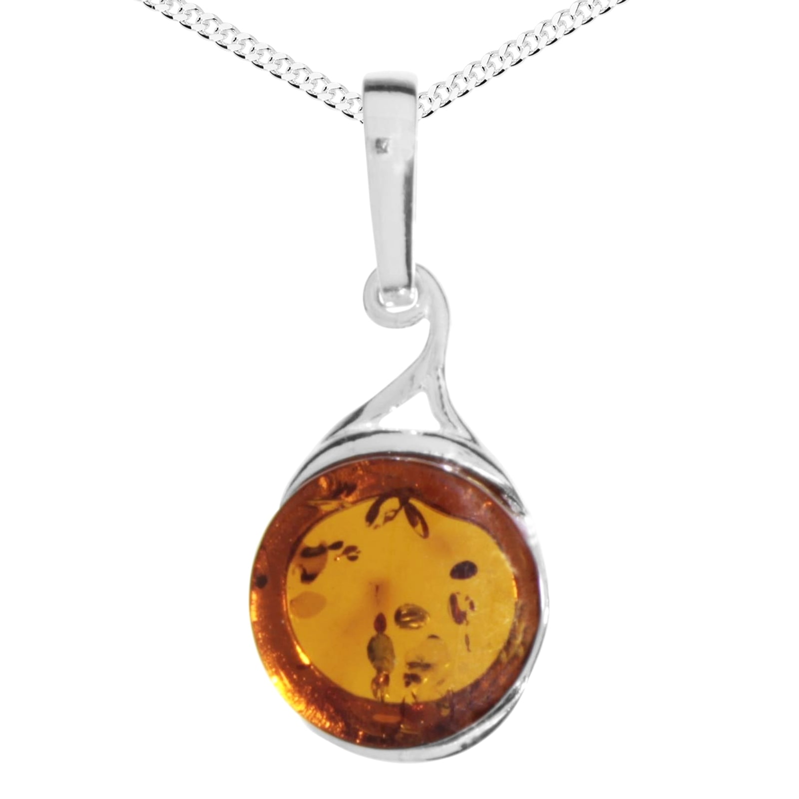 Kette mit Anhänger OSTSEE-SCHMUCK "Ostsee-Schmuck Kette mit Anhänger Tira Kette mit Anhänger Tira" Gr. 45, silber, Halsketten, Damen, 45cm, Silber 925 (Sterlingsilber), L: 42