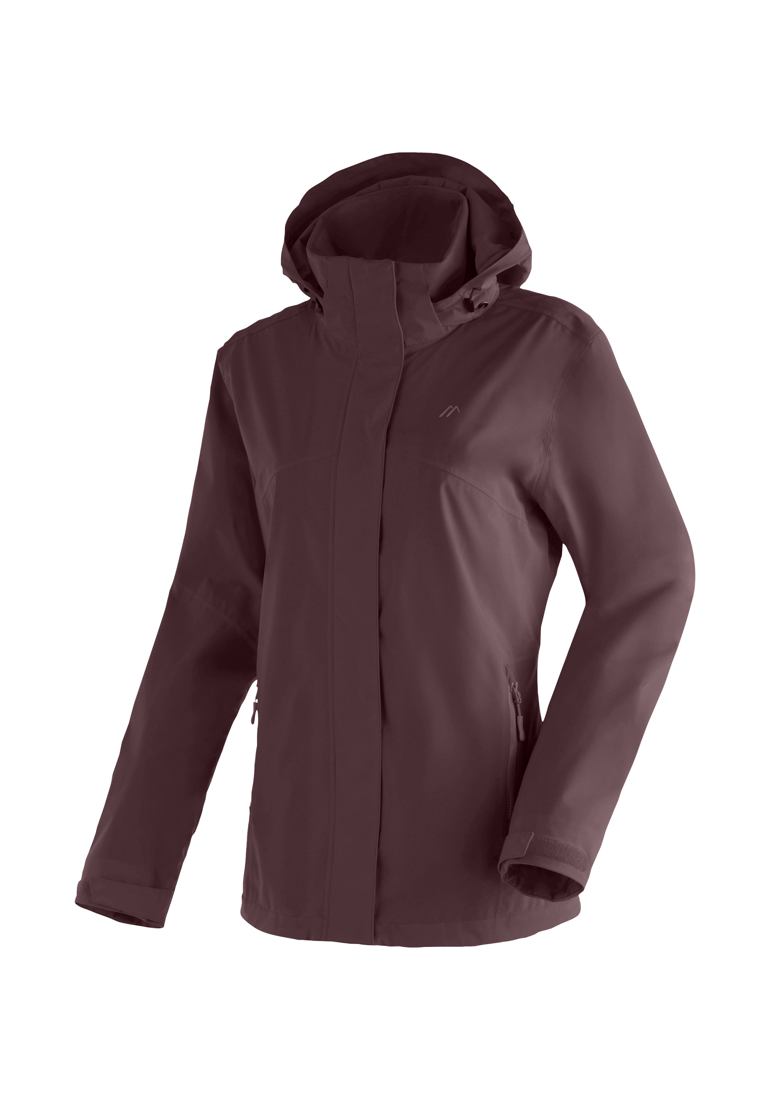 Maier Sports Regenjacke "Metor rec W" Damen Jacke mit Kapuze, Windjacke wasserdicht atmungsaktiv, Reg. Fit