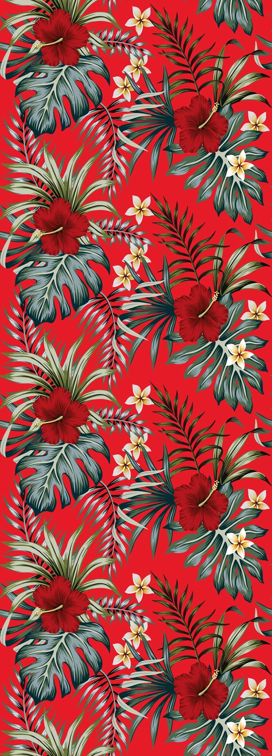 queence Vinyltapete "Johanna" Motiv bedruckt botanisch floral gemustert natürlich glatt 90x250cm, selbstklebend, kinderleichte Anbringung, Sticker