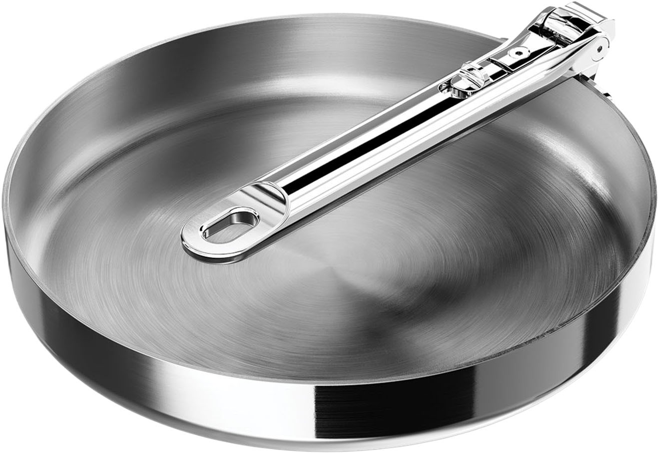 Joseph Joseph Bratpfanne »Space Steel Edelstahl-Bratpfanne mit einklappbarem Griff« Edelstahl 1 tlg.