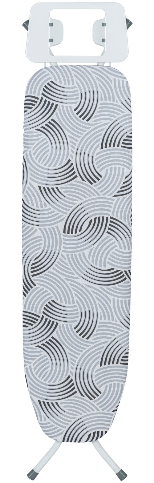 WENKO Bügelbrett »Modell Base«, Bügelfläche 110 cmx30 cm, höhenverstellbarer Bügeltisch, platzsparend klappbar
