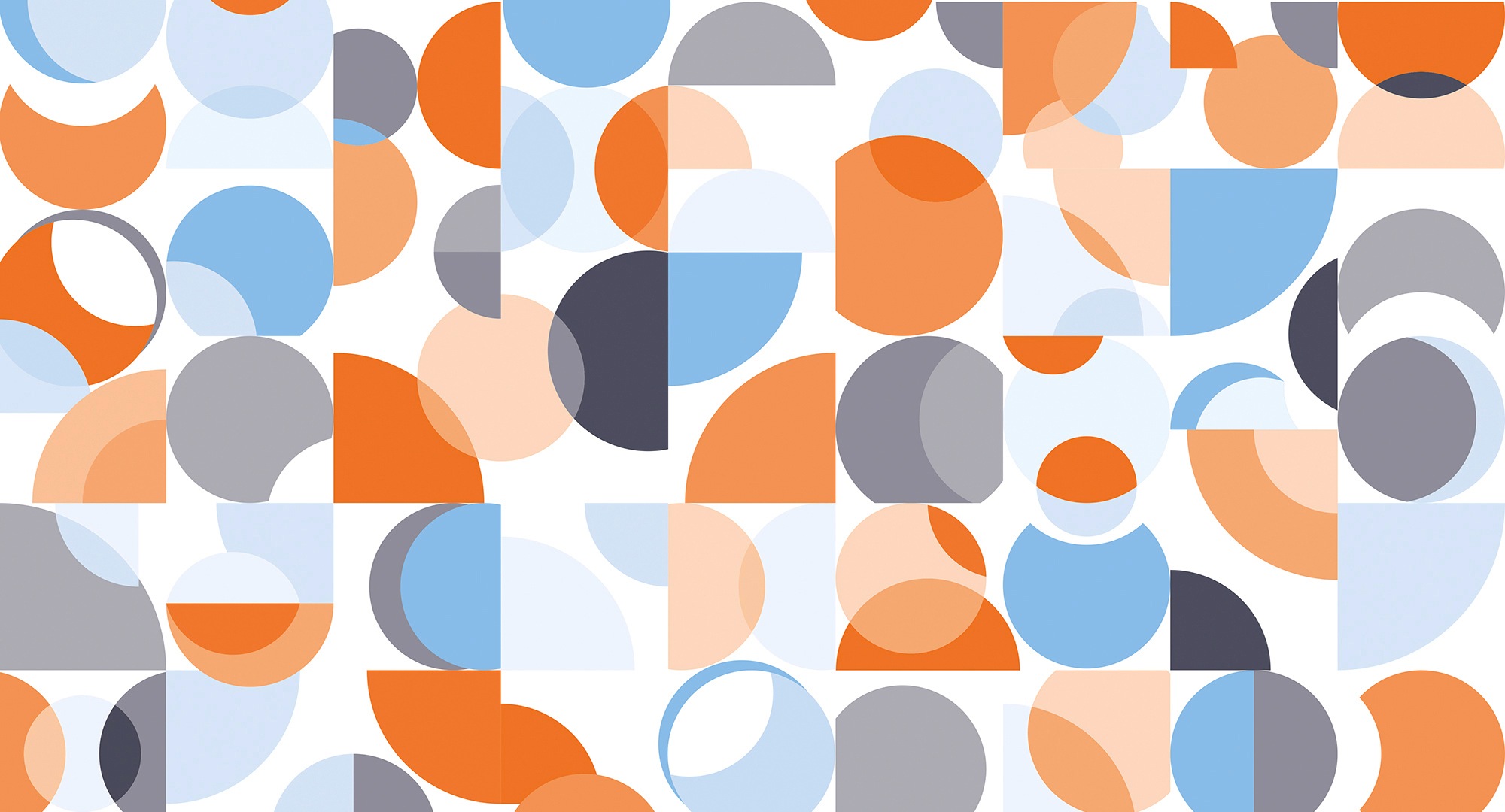 Architects Paper Fototapete "Atelier 47 Coloured Circles 1" geometrisch glatt Vlies, Wand, Schräge, Decke