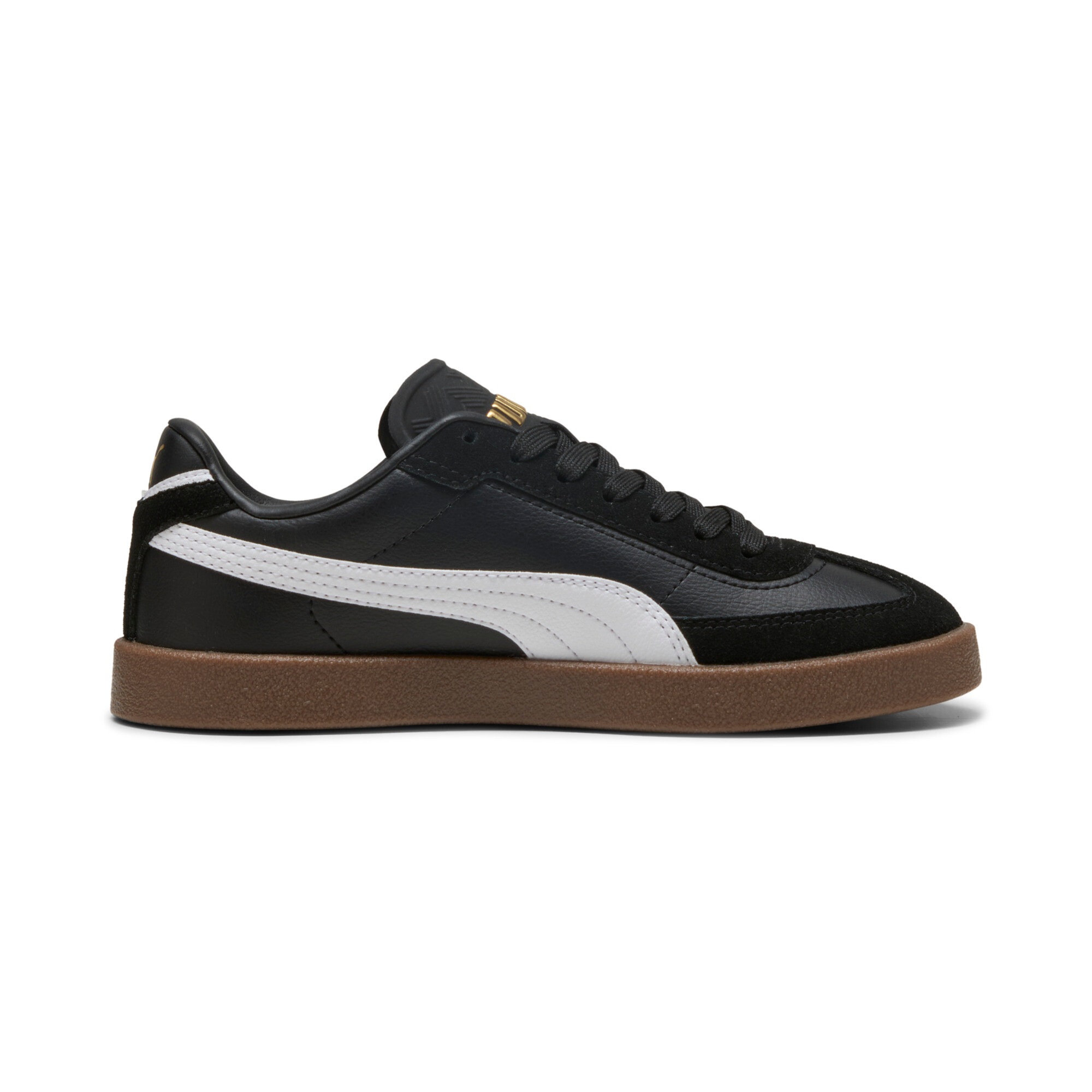 Sneaker PUMA "CLUB II ERA JR", Jungen, Gr. 37,5, schwarz-weiß (puma schwarz, puma weiß), Leder, unifarben, Schuhe Sneaker, mit Wildleder-Overlays, mit SOFTFOAM+ Einlegesohle 2