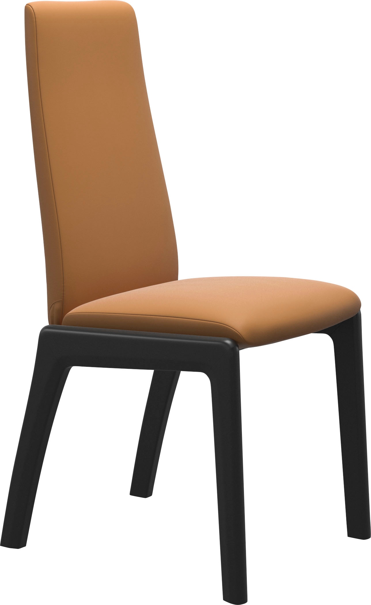 Stressless Polsterstuhl "Laurel" () High Back, Größe M, mit abgerundeten Beinen in Schwarz