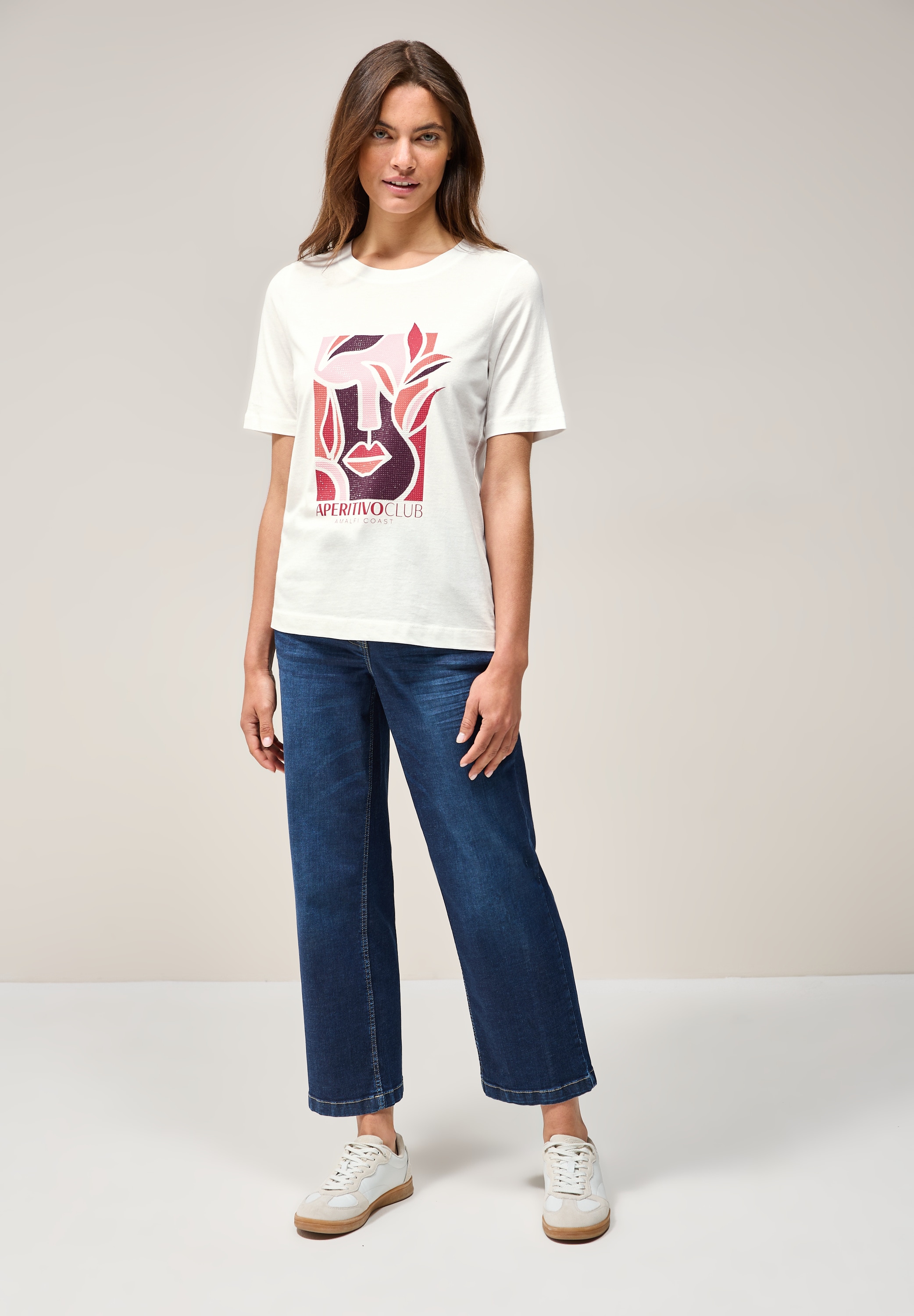 Cecil Print-Shirt, im soften Baumwoll-Mix