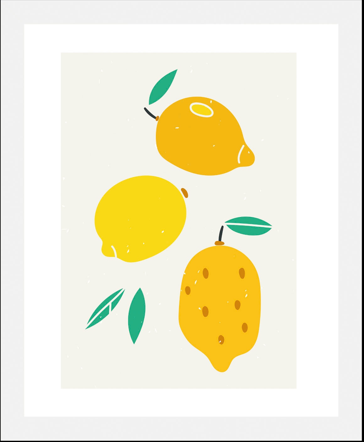 queence Bild »Frieda«, Obst-Obst Bilder-Essen-Lebensmittel-Kunst, (1 St.), HD Premium Poster-Druck inkl. Holzrahmen