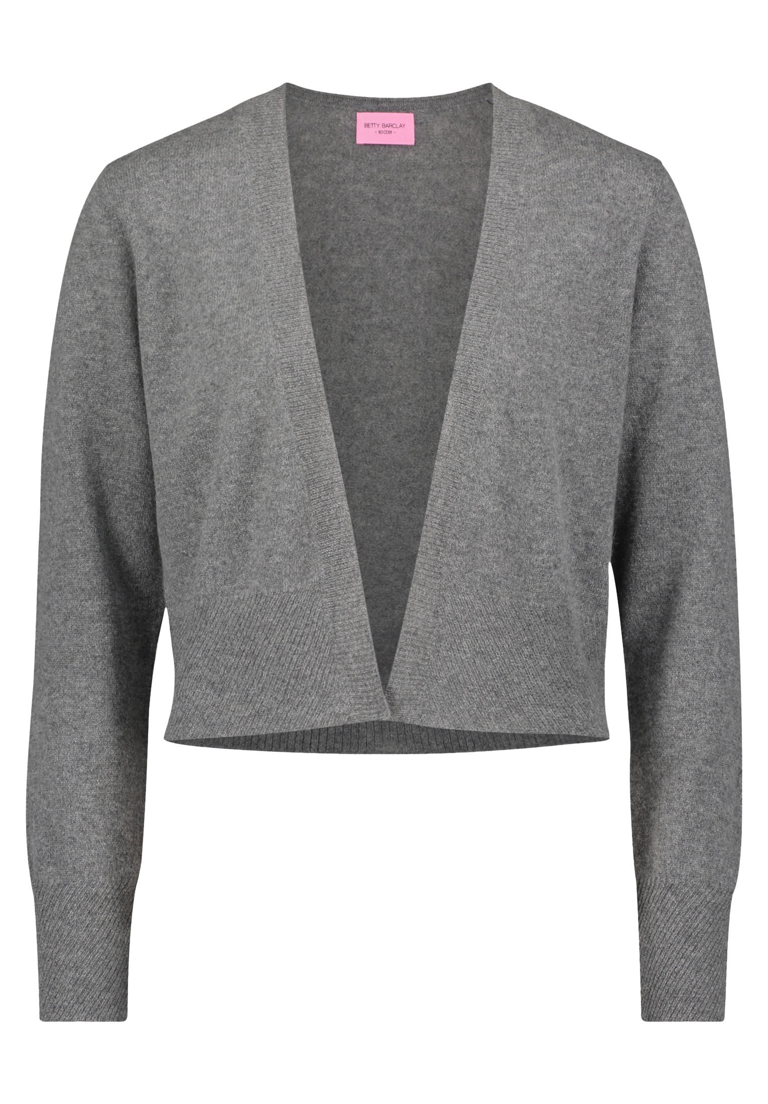Betty Barclay Strickjacke »Betty Barclay Kaschmir-Strickjacke mit Rippbündchen«, Strick