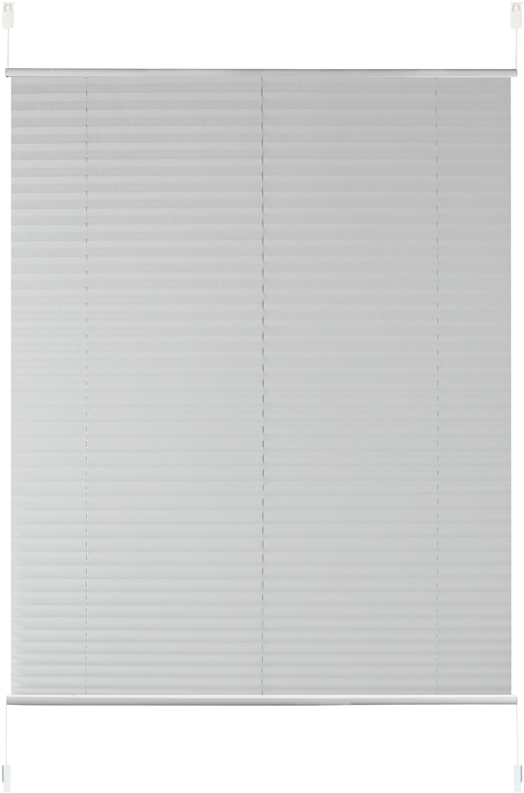 my home Plissee "KATIA" Lichtschutz ohne Bohren verspannt Fixmaß, Crushed-O günstig online kaufen