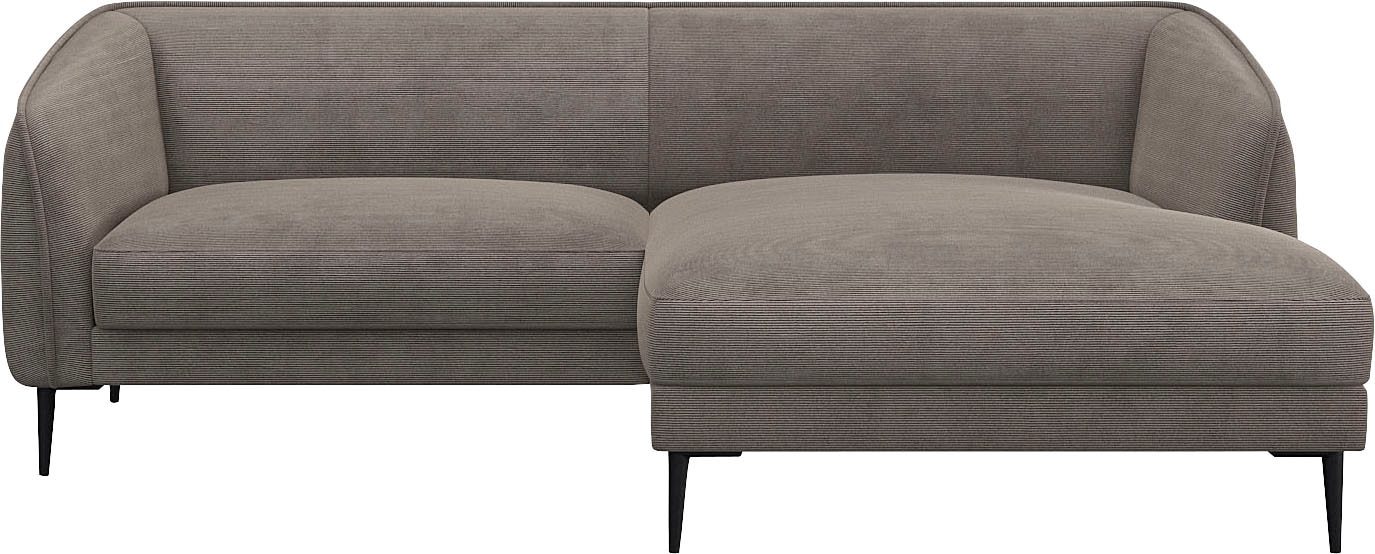 FLEXLUX Ecksofa "Belle Designsofa, bequem durch Kaltschaum im Sitz, OTTOs C günstig online kaufen