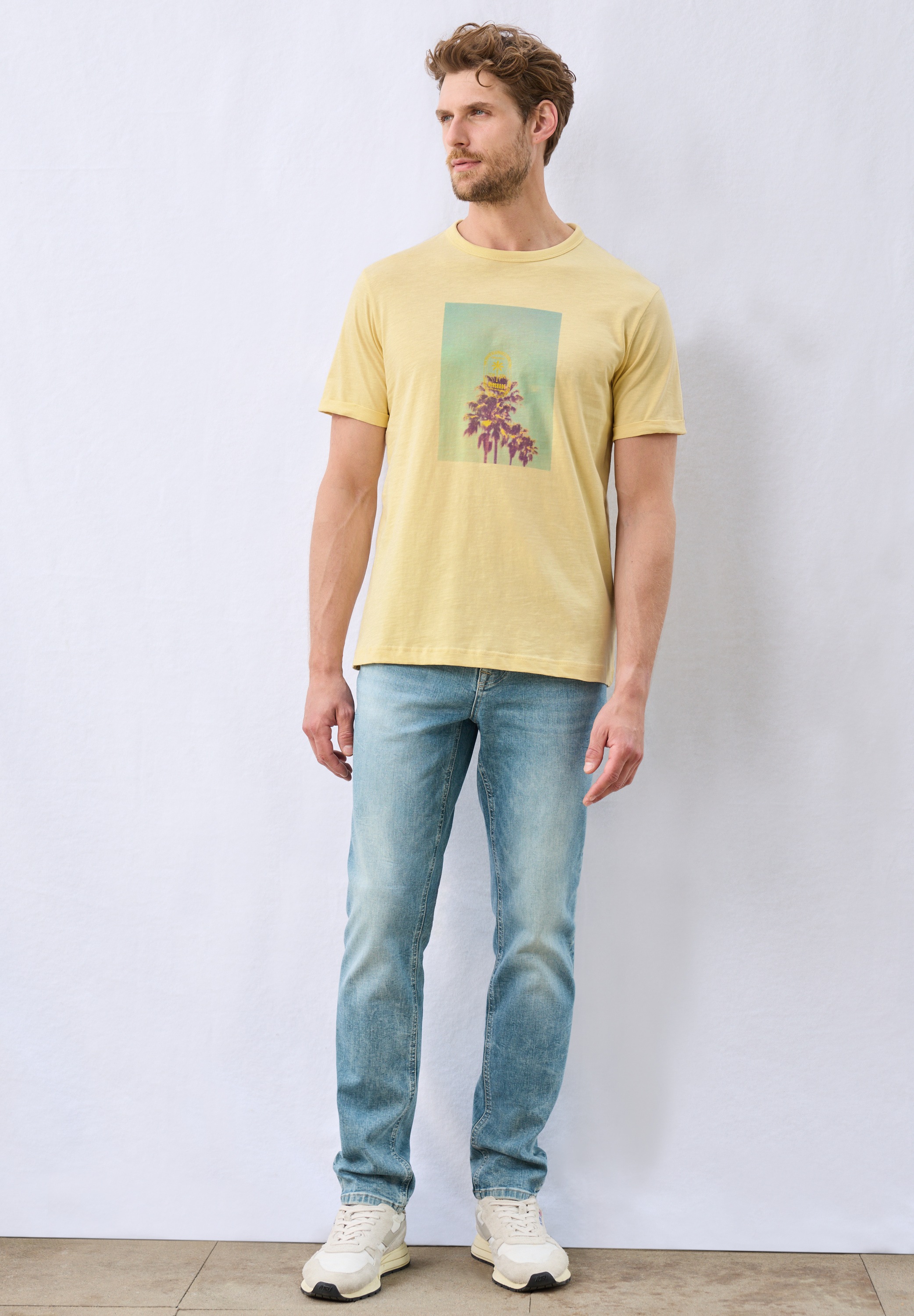 STREET ONE MEN T-Shirt, aus reiner Baumwolle