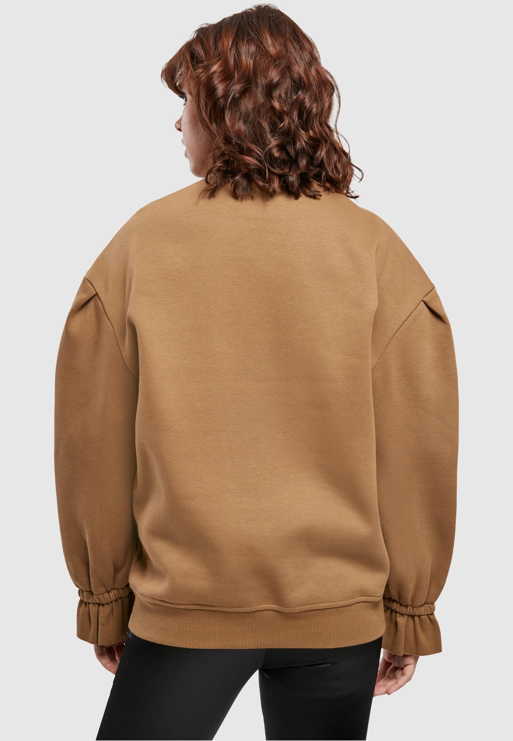 URBAN CLASSICS Sweater »Urban Classics Damen Ladies Turtleneck Crew«, (1 tlg.)