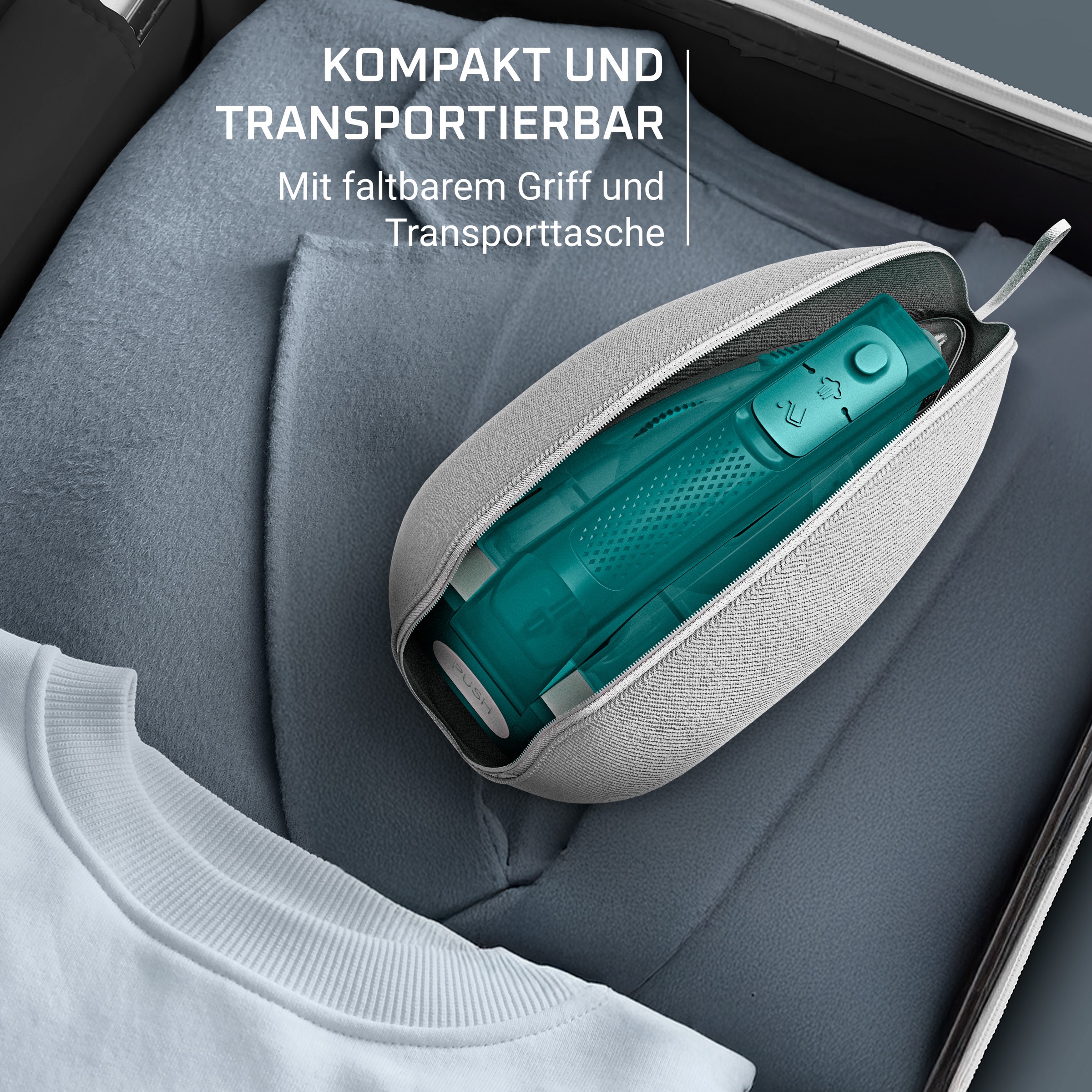 Rowenta Dampfbügeleisen »First Class« 1000 W klappbares Reiseformat, schnelles Aufheizen, Präzisionsbügelspitze