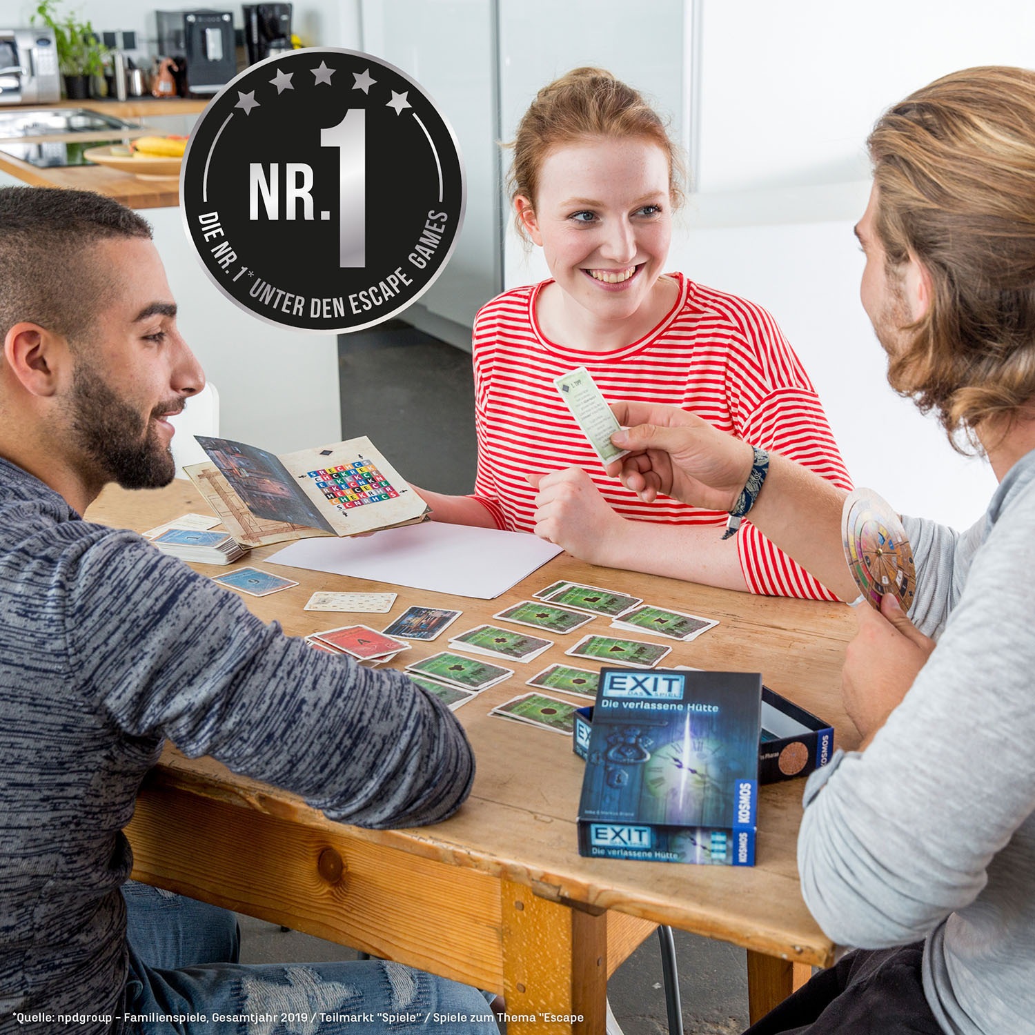 Kosmos Spiel »EXIT, Das verfluchte Labyrinth«, Made in Germany