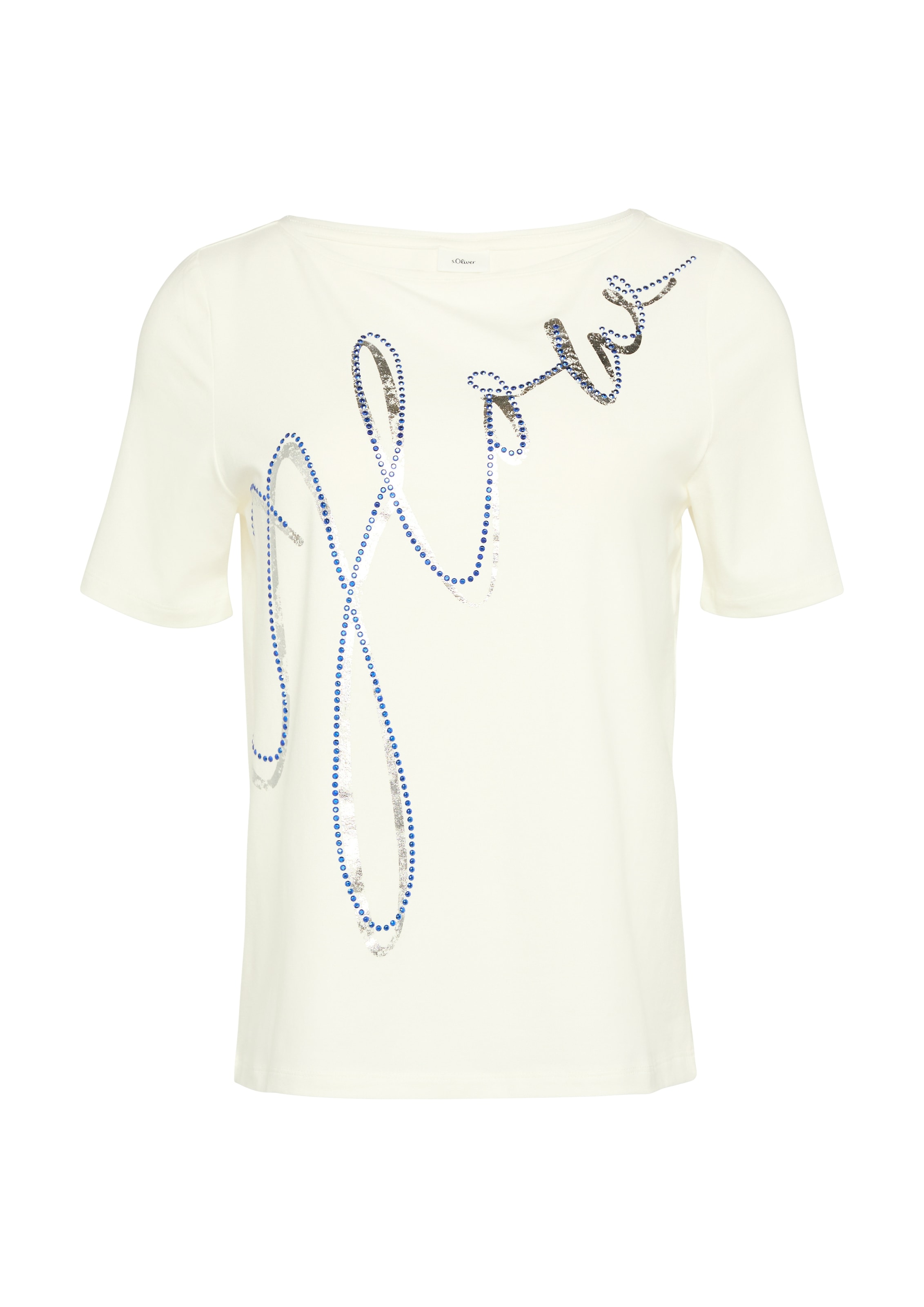 s.Oliver BLACK LABEL T-Shirt, mit Schriftzug