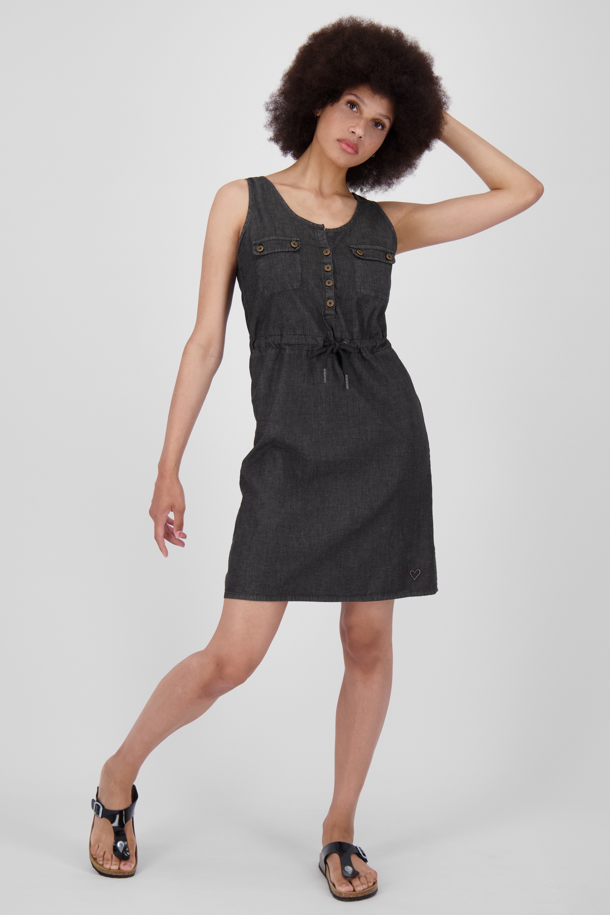 Alife & Kickin Sommerkleid "Damen DorisAK DNM" günstig online kaufen