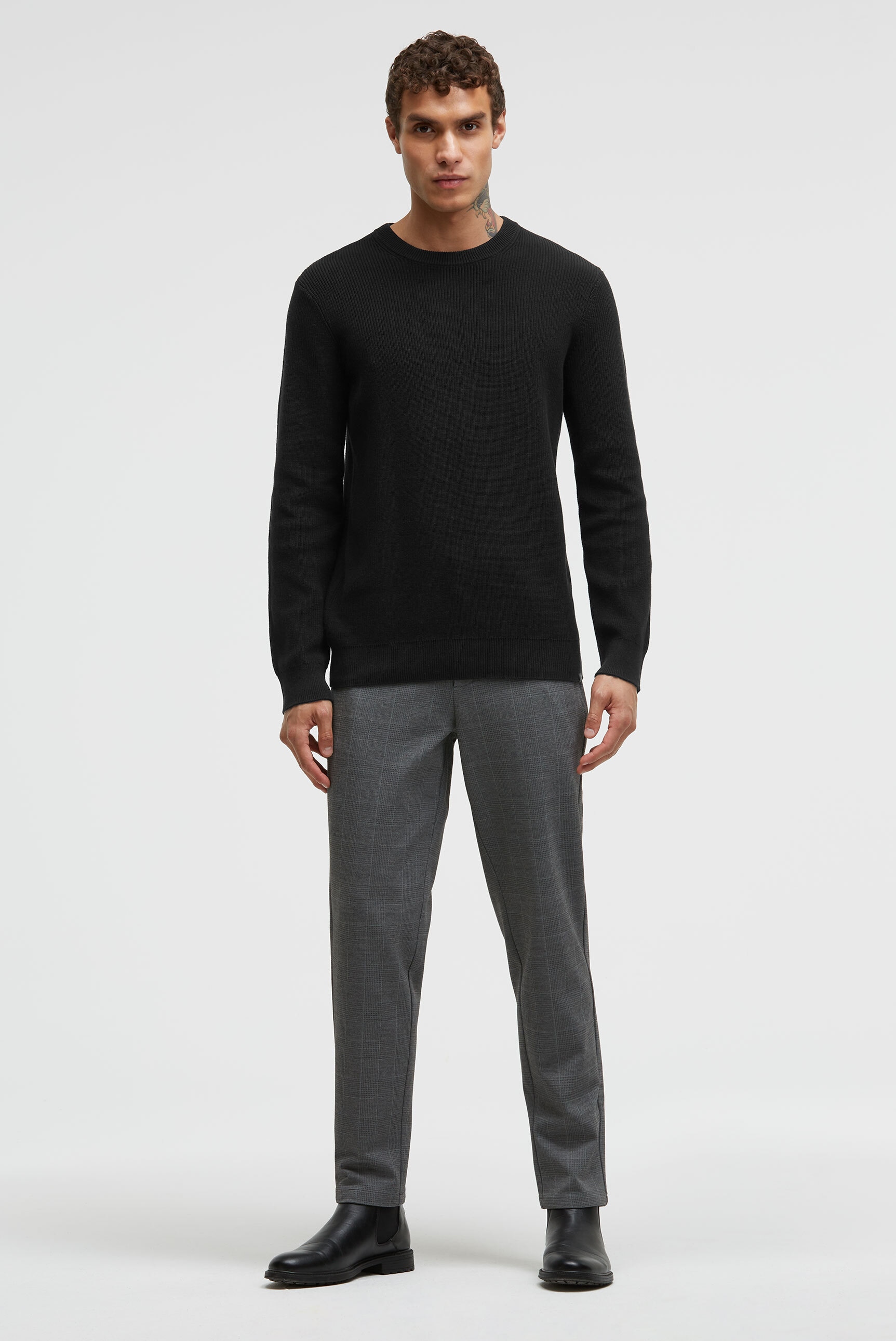 CMPD Rundhalspullover aus Baumwolle