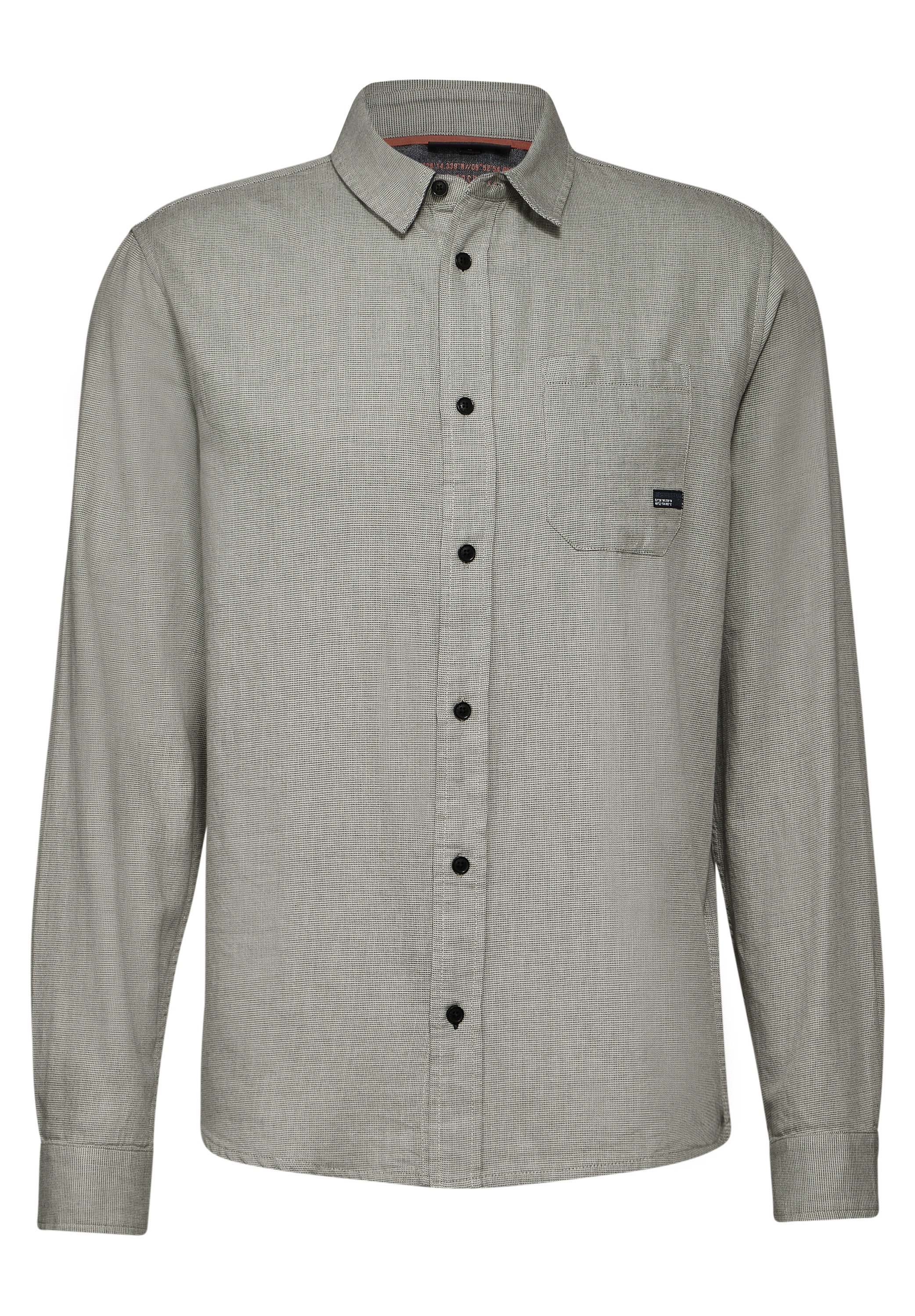 STREET ONE MEN Langarmhemd, aus reiner Baumwolle