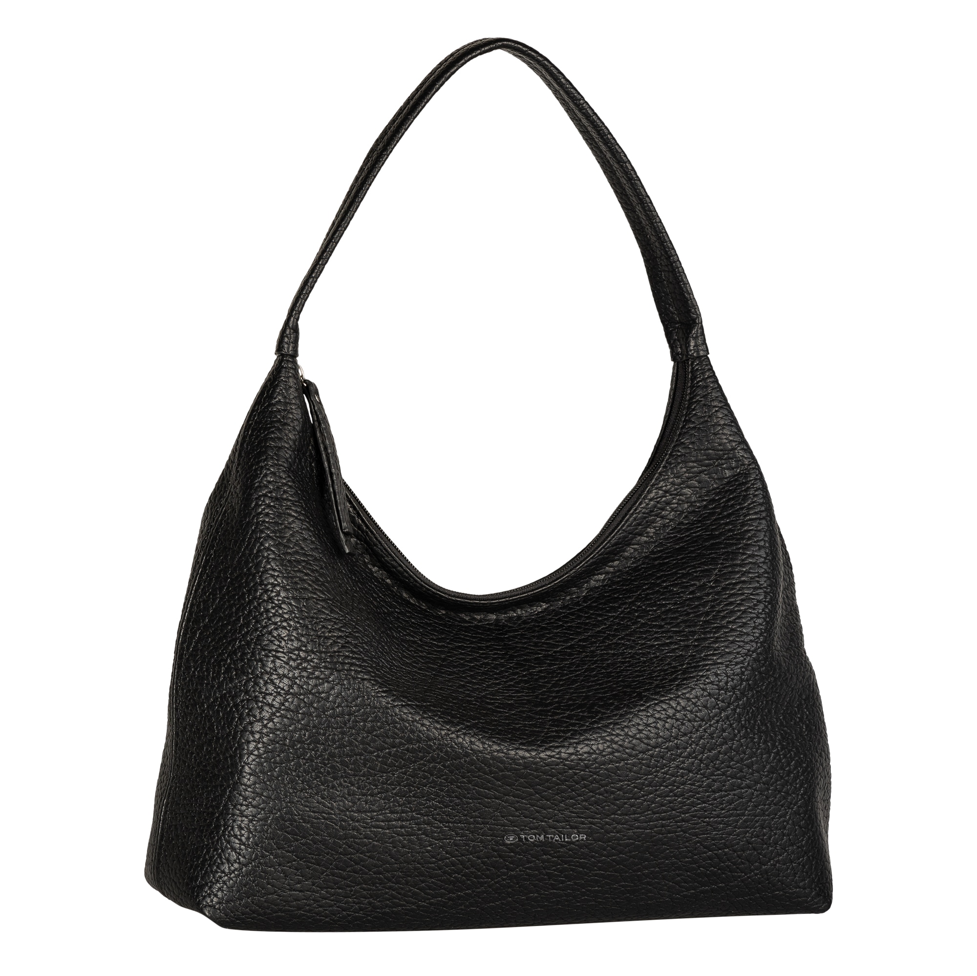 TOM TAILOR Hobo »Evelina«, aus weichem Lederimtitat in lässiger Trapezform mit dekorativen Seiten