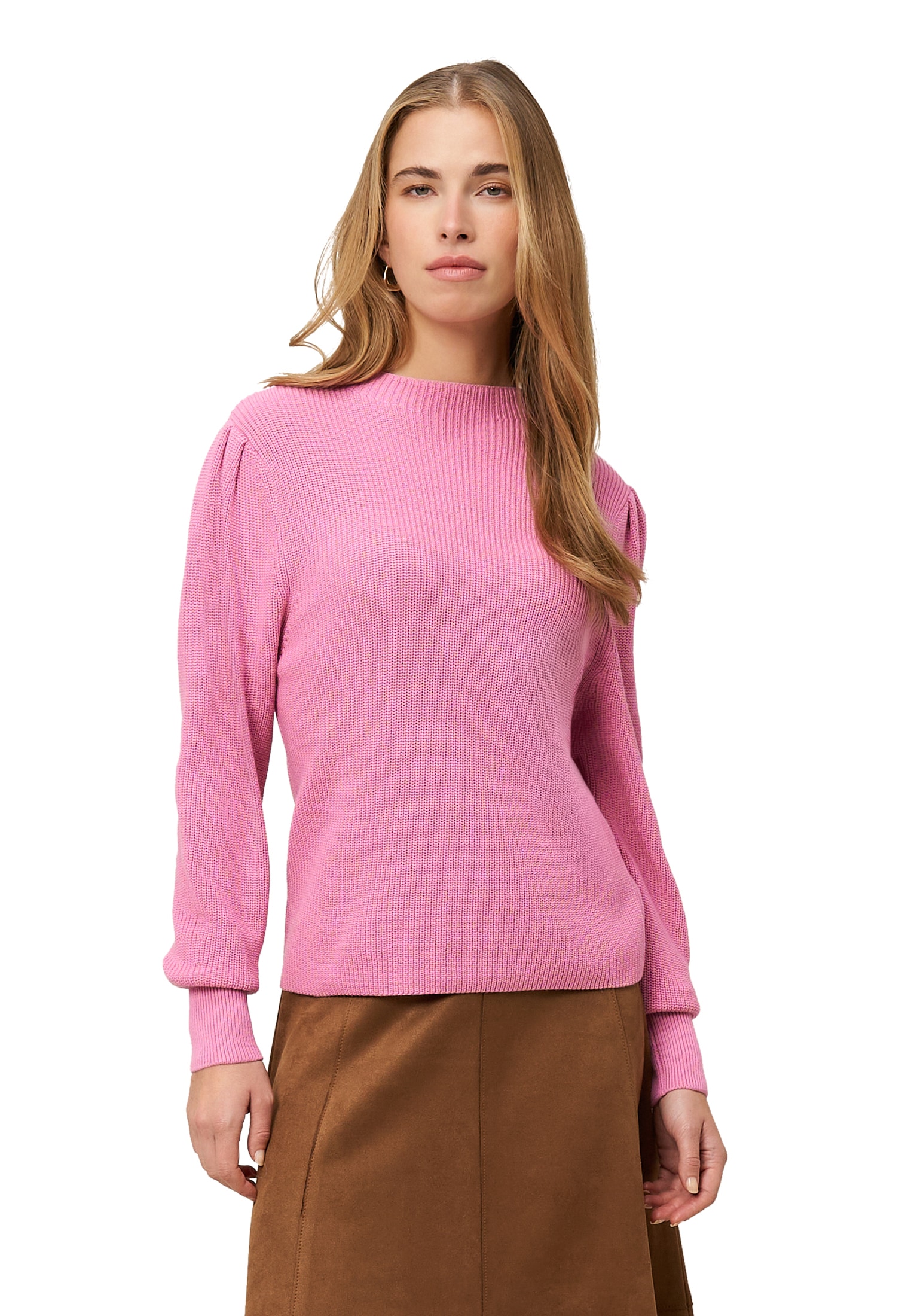 Zero Strickpullover »Damen mit Ballonärmeln« 1 tlg. Plain/ohne Details