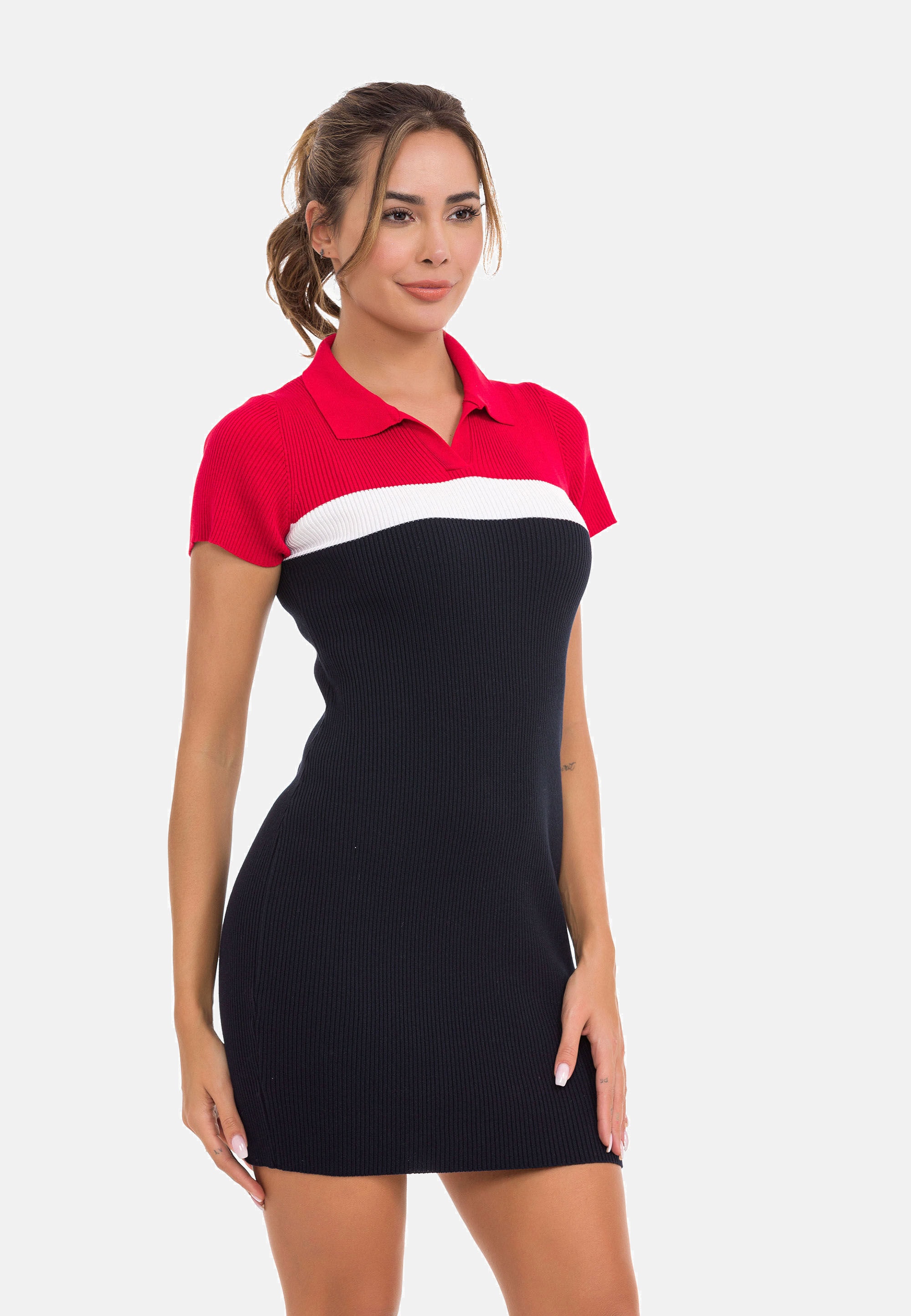 Cipo & Baxx Strickkleid »WP256« Ohne Taschen