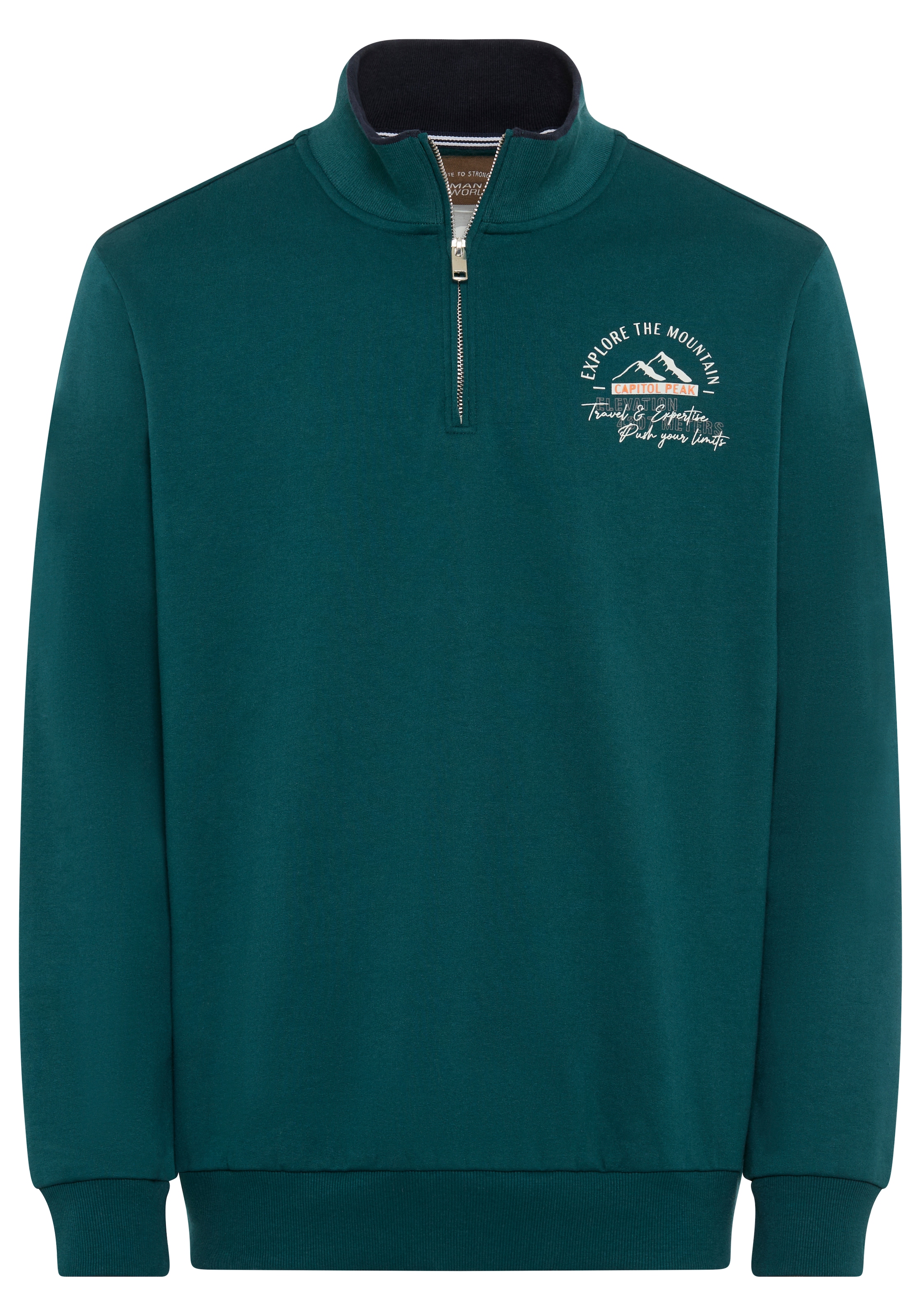 Man's World Sweatshirt, mit Kontrastkragen - NEUE KOLLEKTION